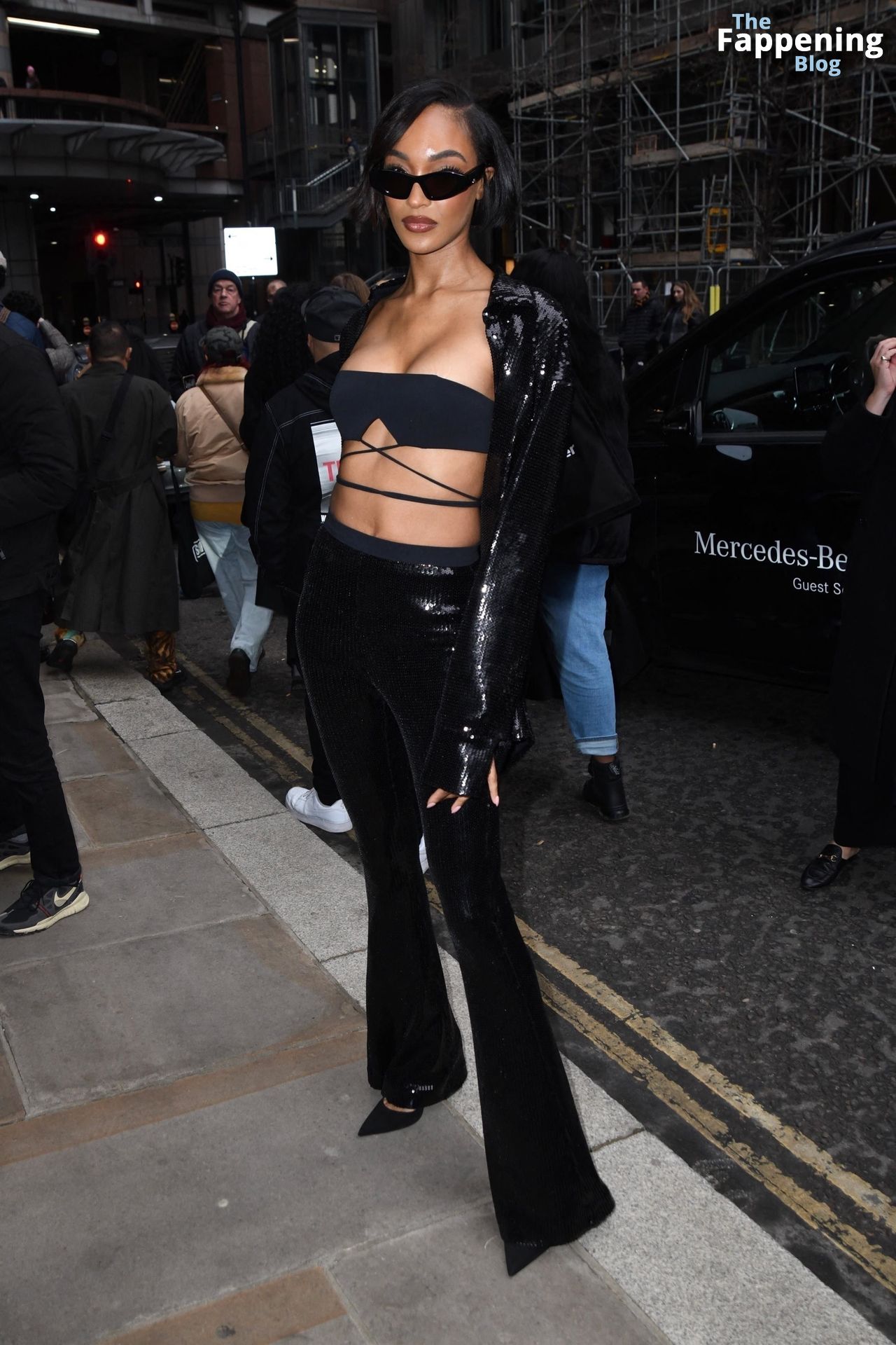 Jourdan Dunn is Photographed Outside the David Koma Show in London (39 Photos)