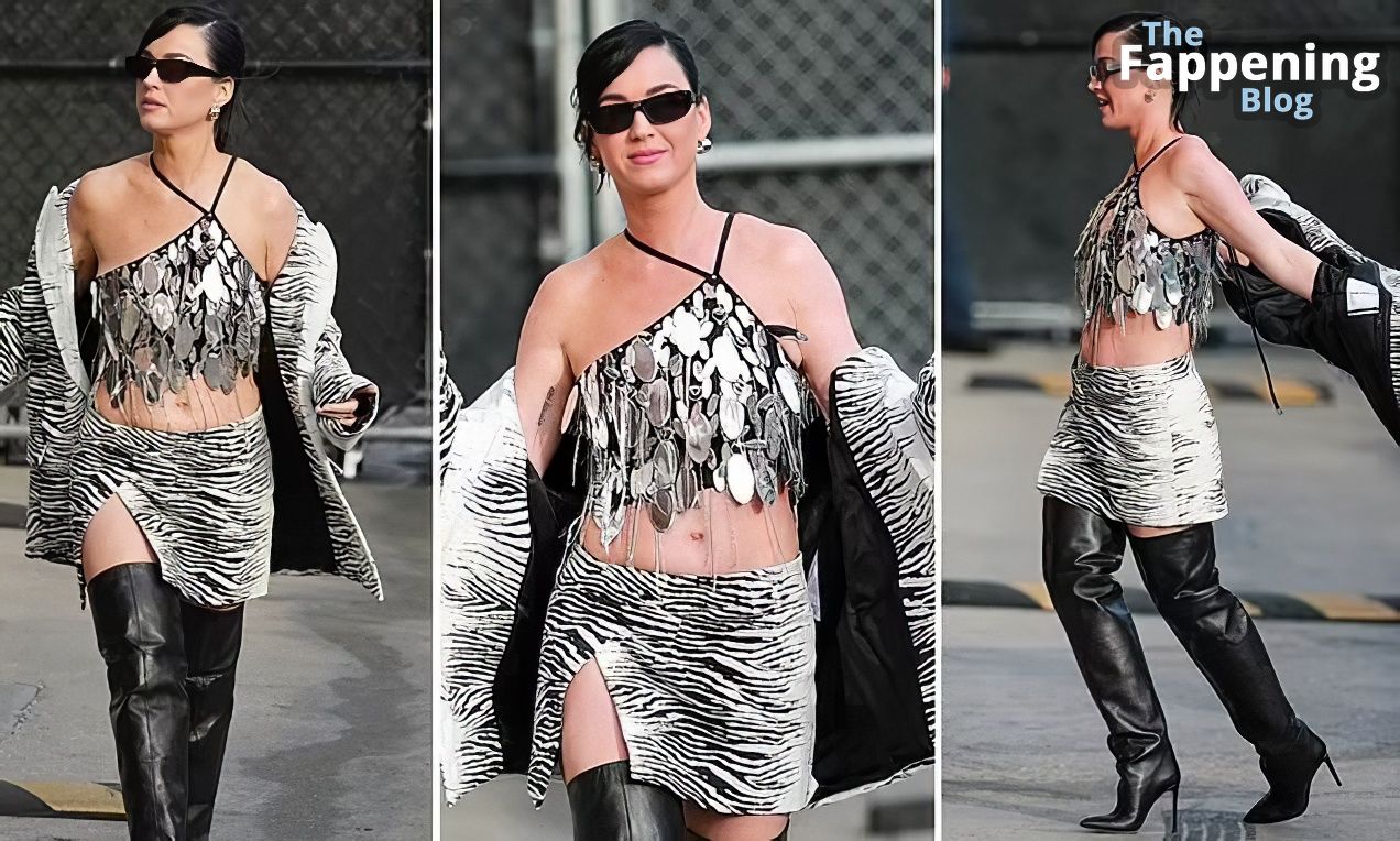 Katy Perry Looks Beautiful For Her Jimmy Kimmel Appearance in LA (79 Photos)