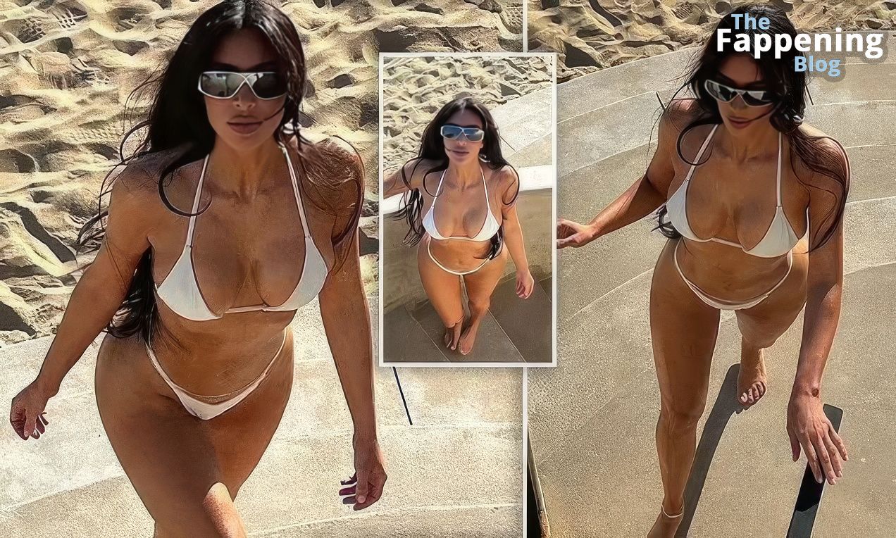 Kim Kardashian Displays Her Sexy Bikini Body (6 Photos)