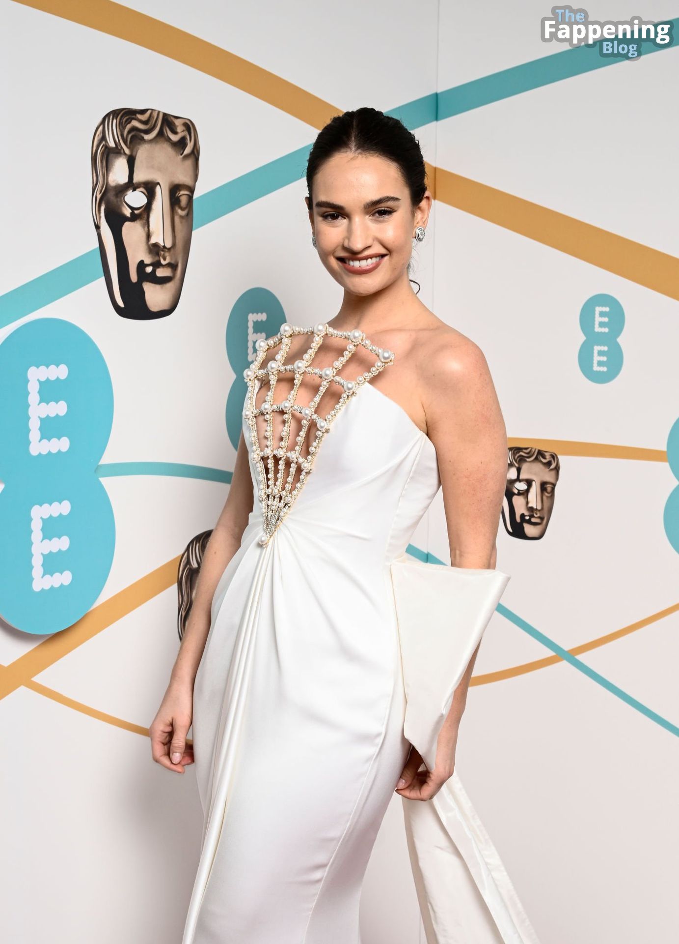 Lily James Looks Hot at the 2023 BAFTA Awards in London (80 Photos)