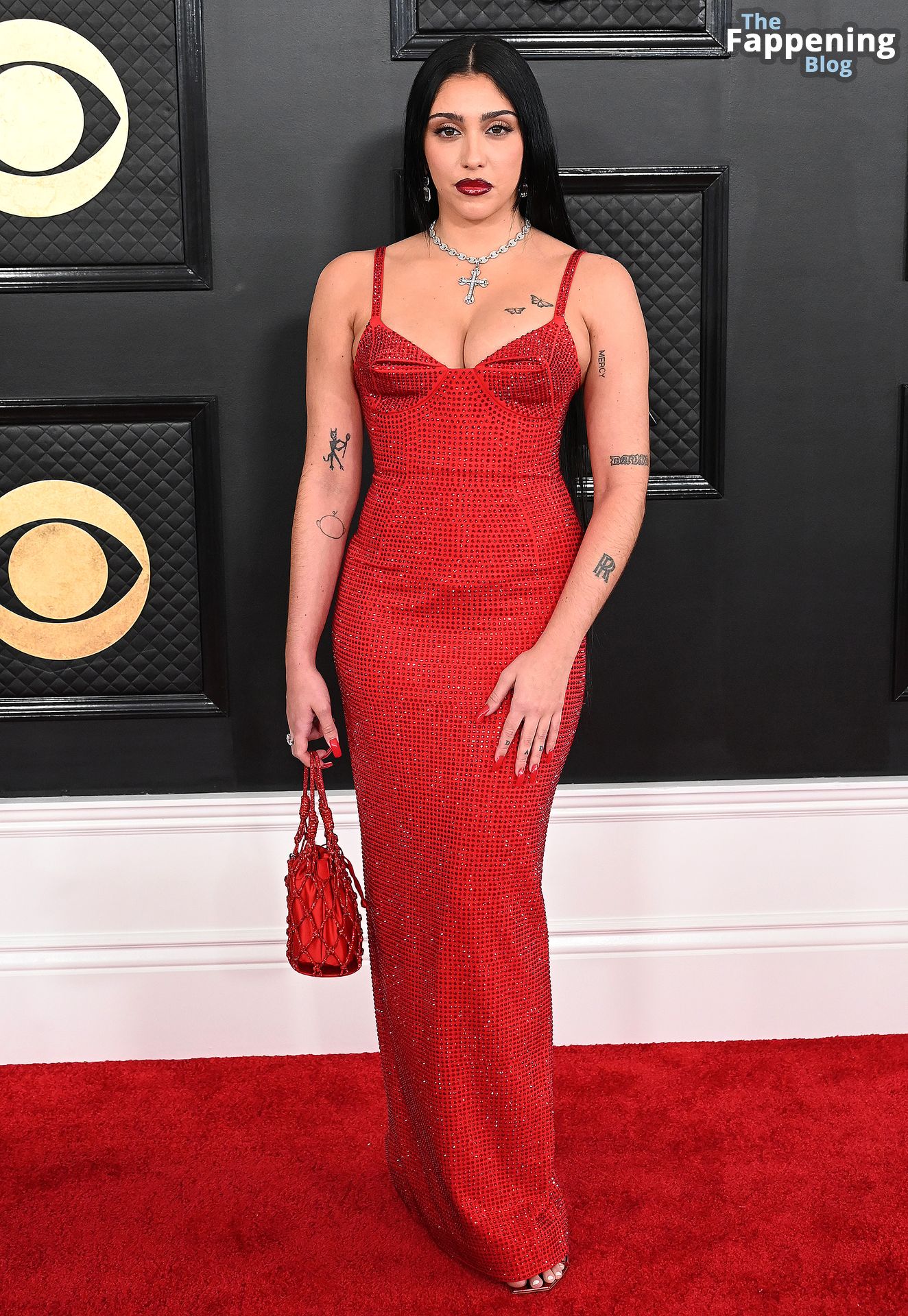 Lourdes Leon Flaunts Nice Cleavage at the 65th Annual GRAMMY Awards (34 Photos)
