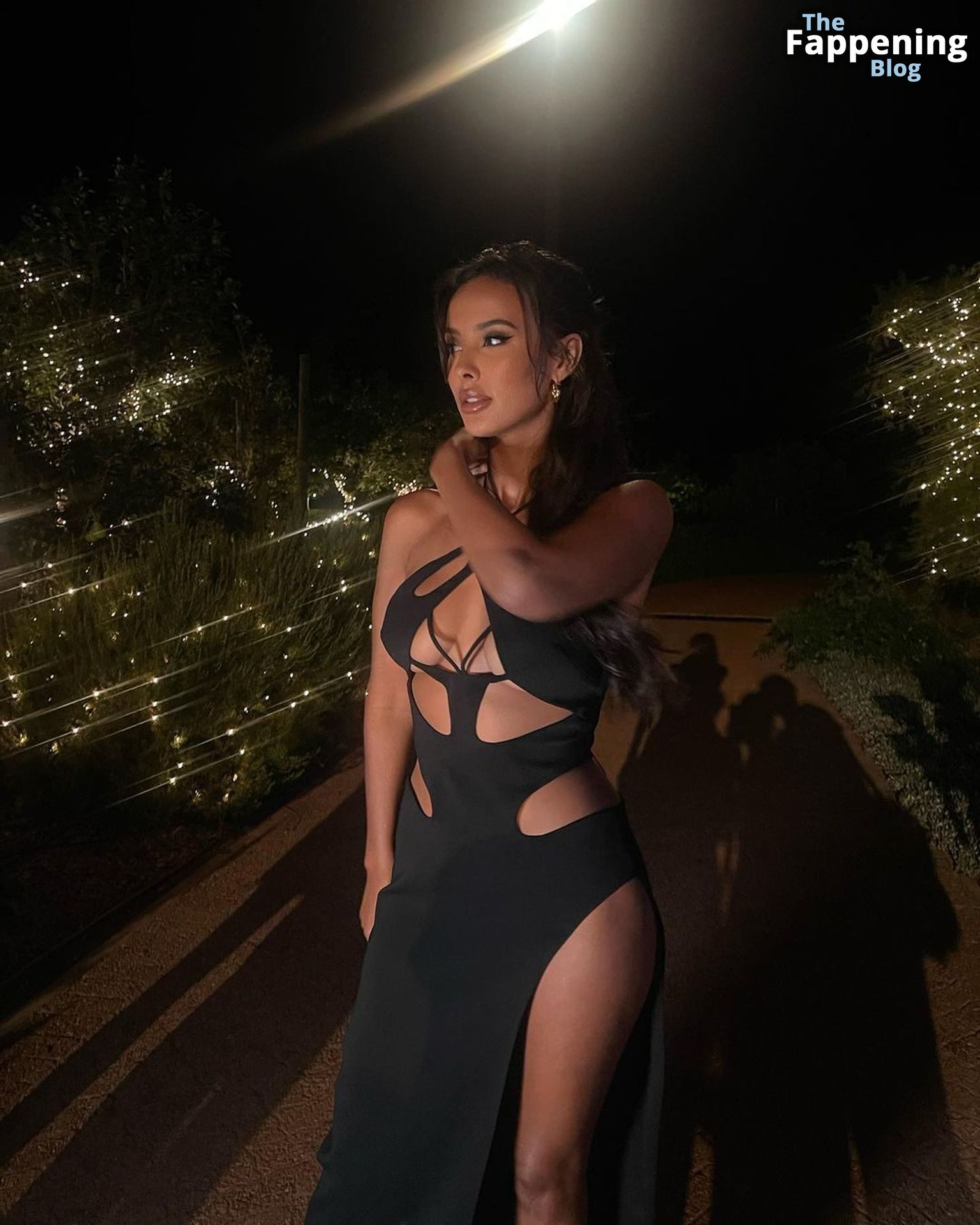 Maya Jama Looks Stunning in a Black Dress (7 Photos)