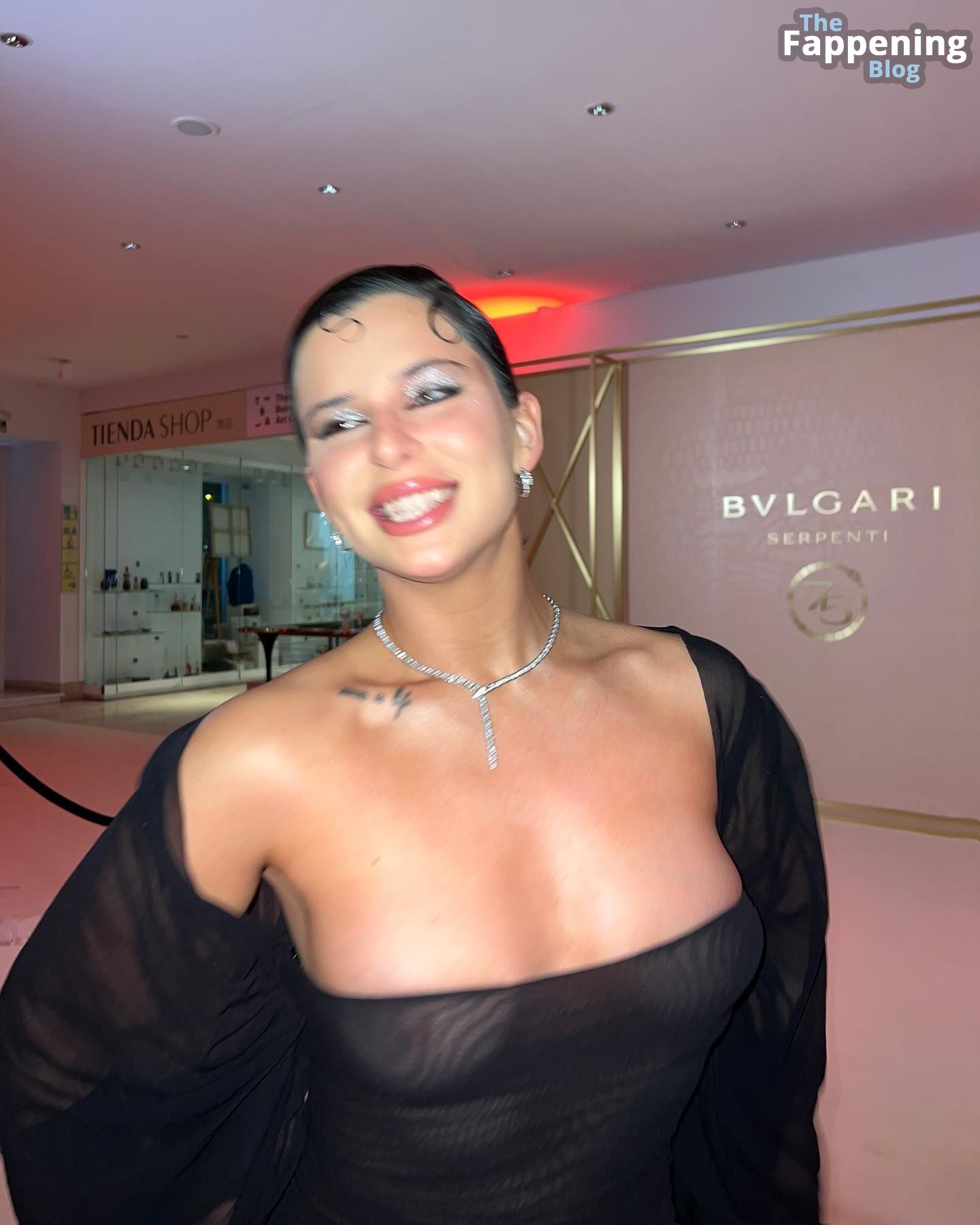 Nathy Peluso Flashes Her Nude Tits at the ‘Bvlgari Serpenti: 75 Years Of Infinite Tale’ Event in Madrid (12 Photos)