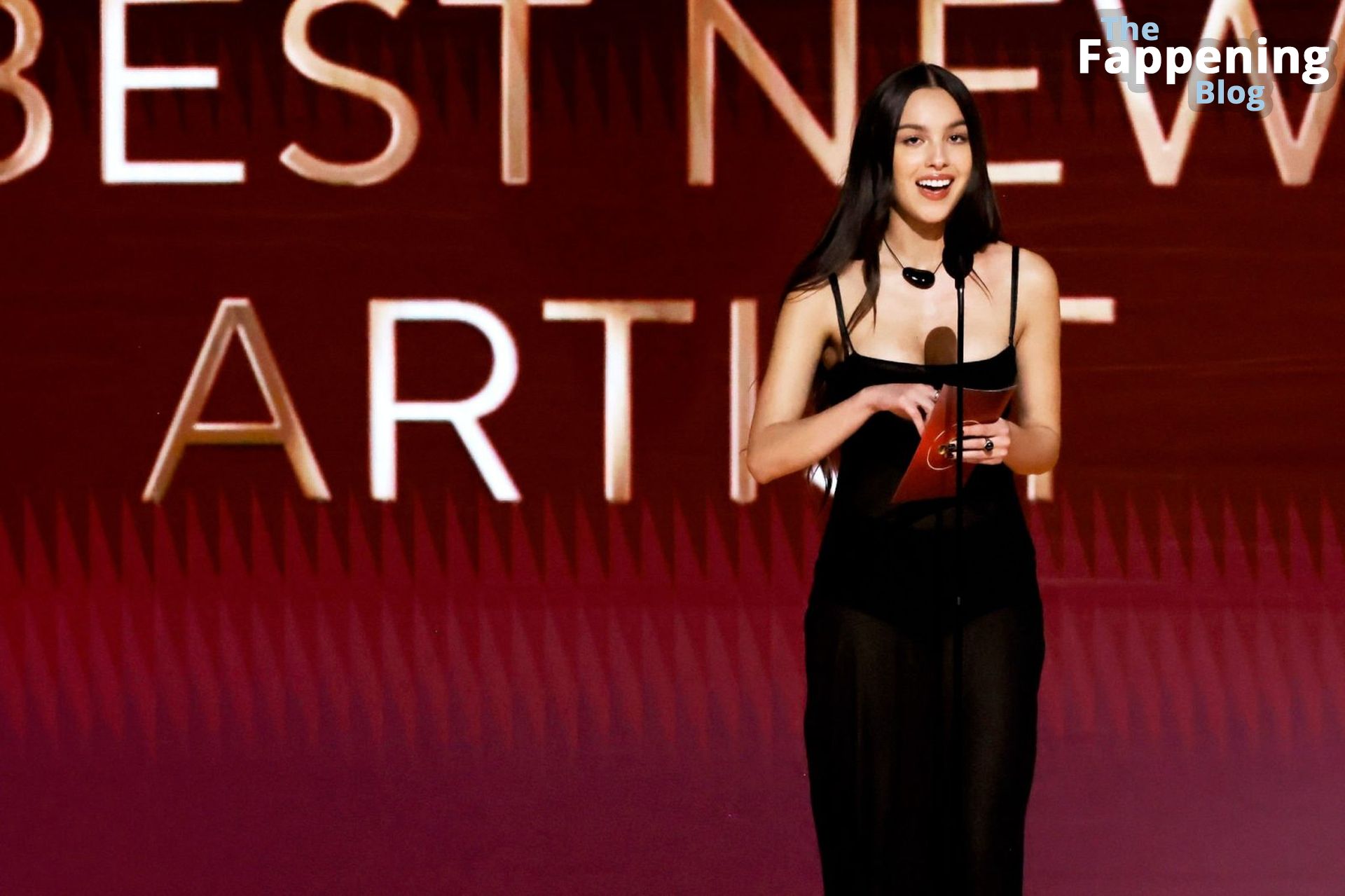 Olivia Rodrigo Looks Stunning in a Black Dress at the 65th GRAMMY Awards in LA (65 Photos)