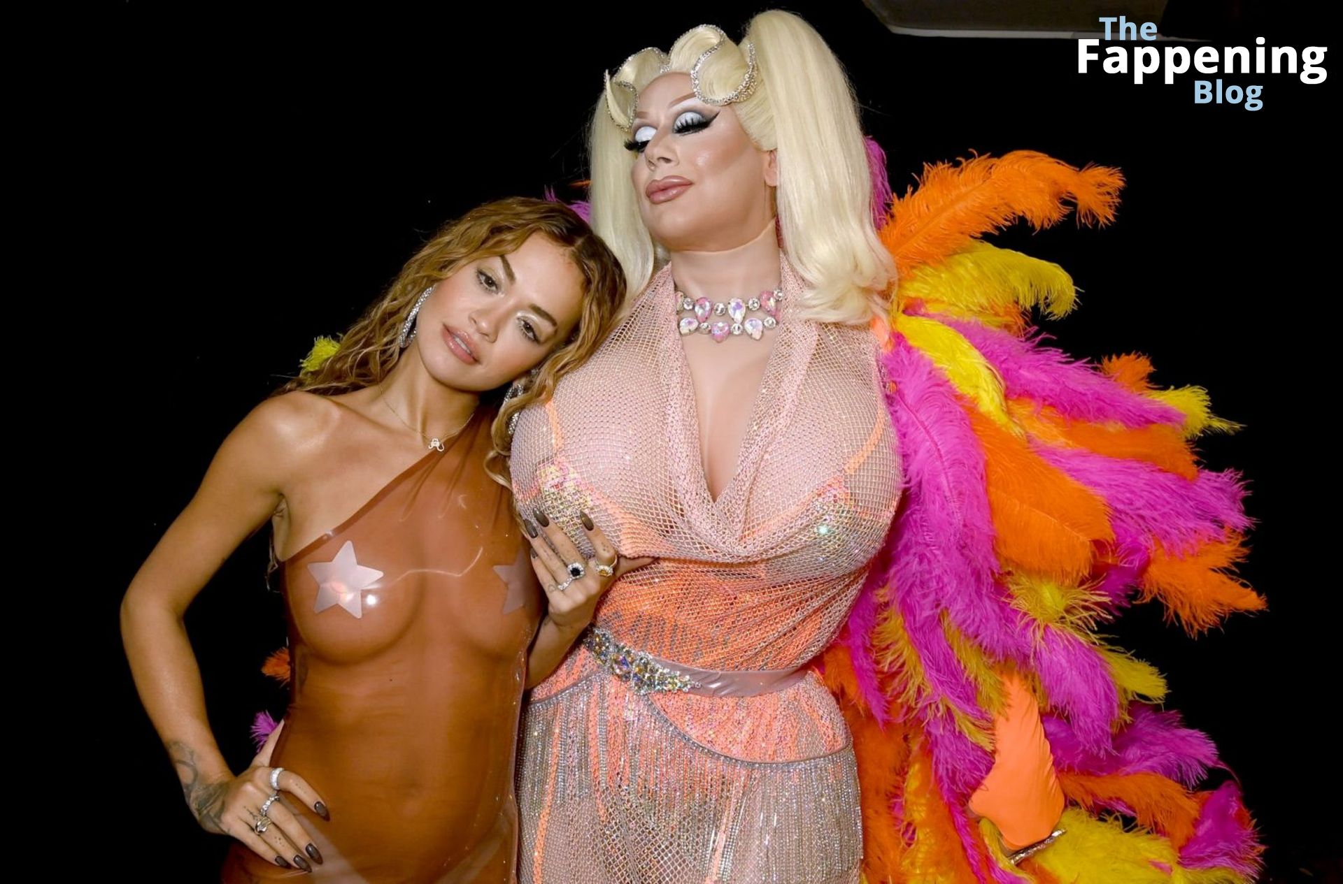 Rita Ora Displays Her Big Boobs with Pasties and Sexy Butt on Stage at Heaven Nightclub in London (37 Photos)