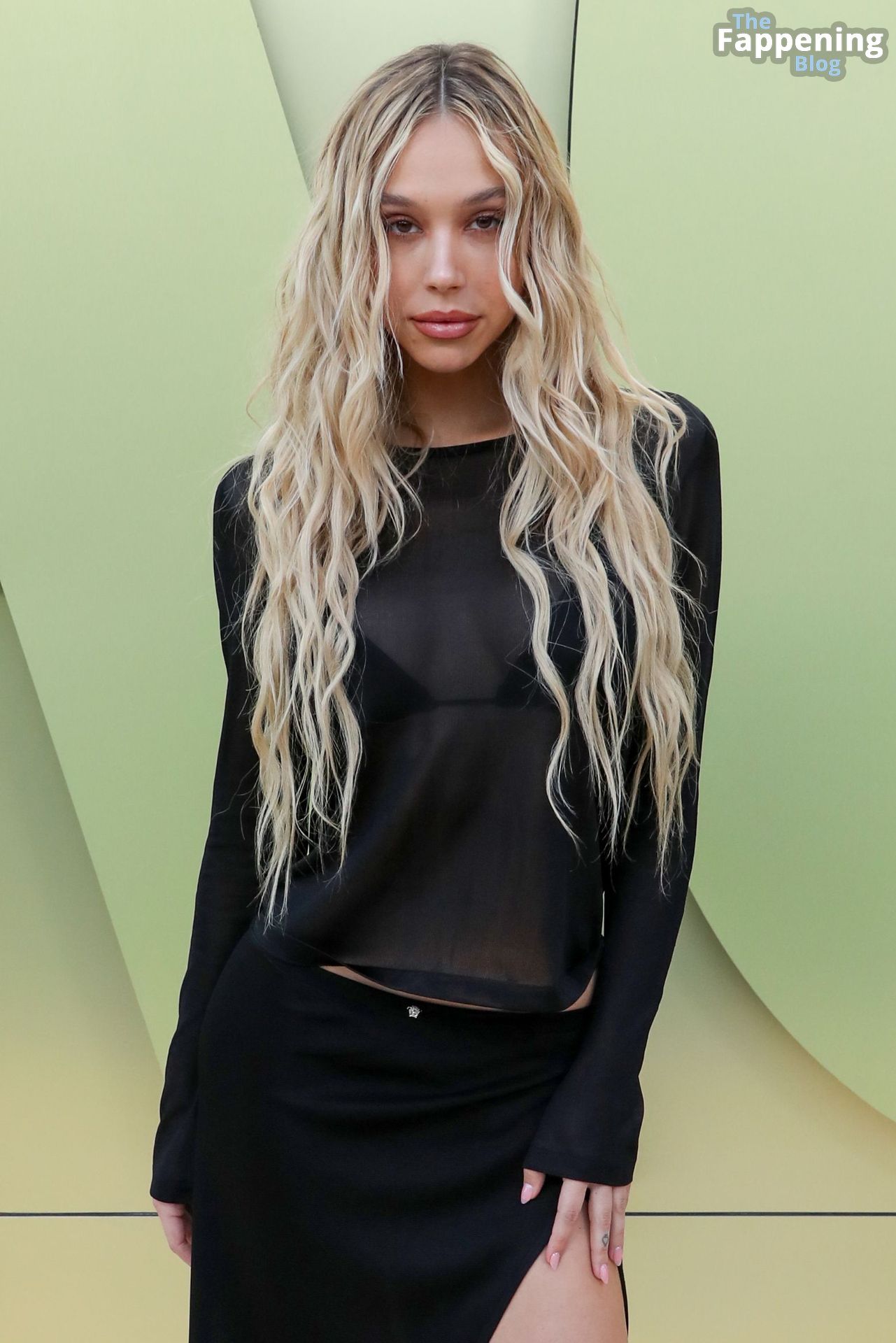 Alexis Ren Looks Stunning at the Versace Fall/Winter 2023 Fashion Show in WeHo (16 Photos)