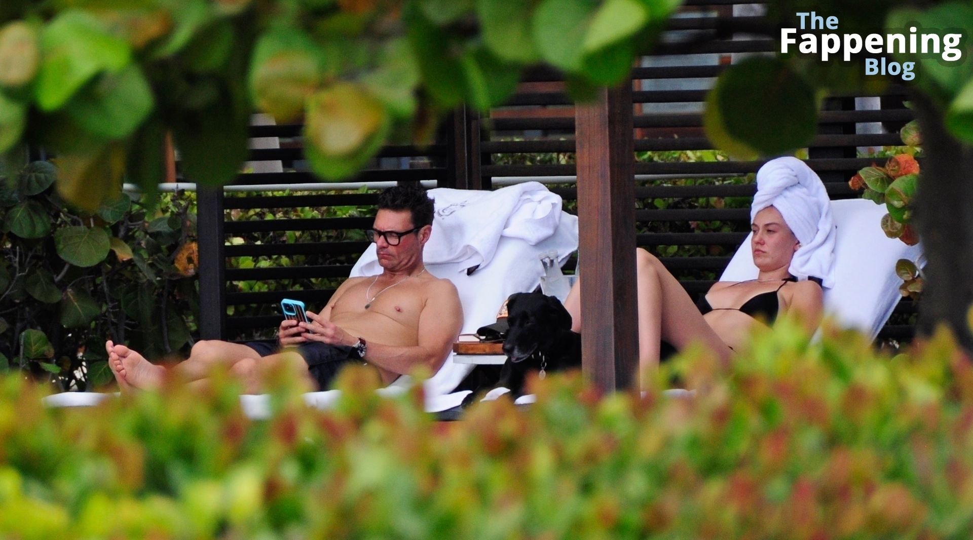 Aubrey Paige &amp; Ryan Seacrest Enjoy the Miami Heat on Another Trip to South Florida (26 Photos)