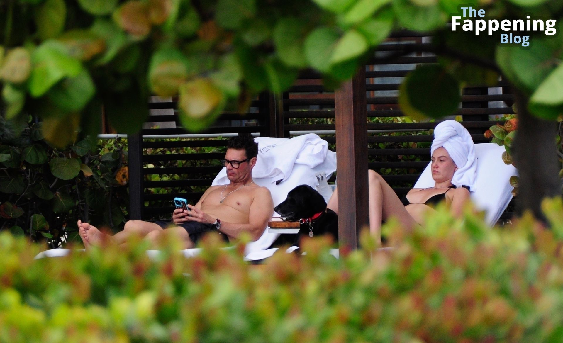 Aubrey Paige &amp; Ryan Seacrest Enjoy the Miami Heat on Another Trip to South Florida (26 Photos)