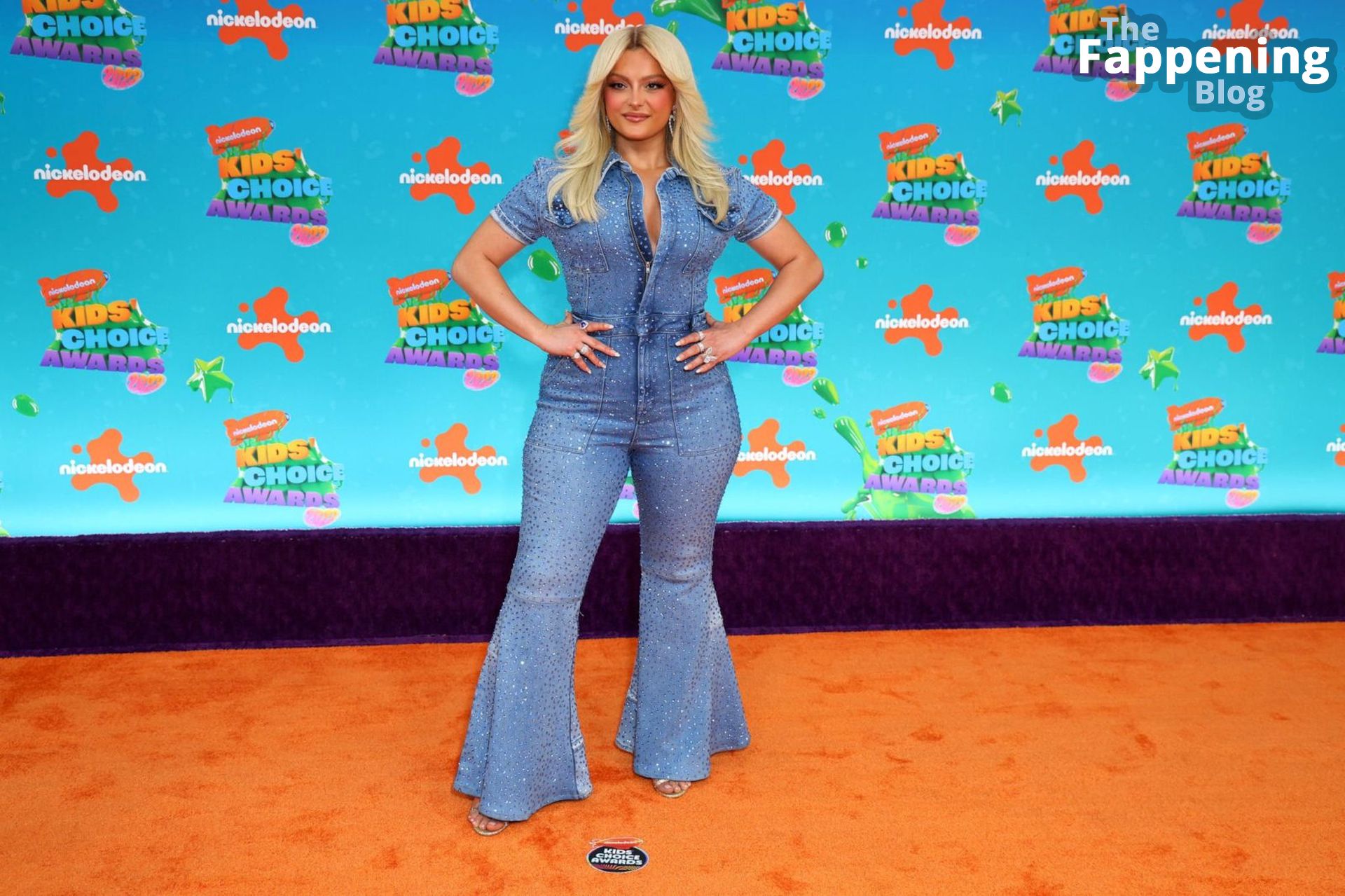 Bebe Rexha Displays Her Curves at the Kids’ Choice Awards in LA (46 Photos)