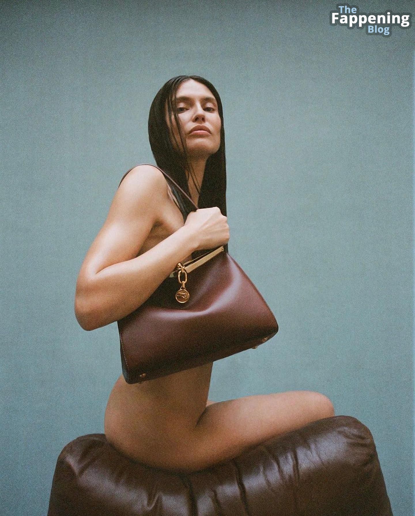 Bianca Balti Poses Naked for the ETRO Vela Bags Collection (6 Photos)
