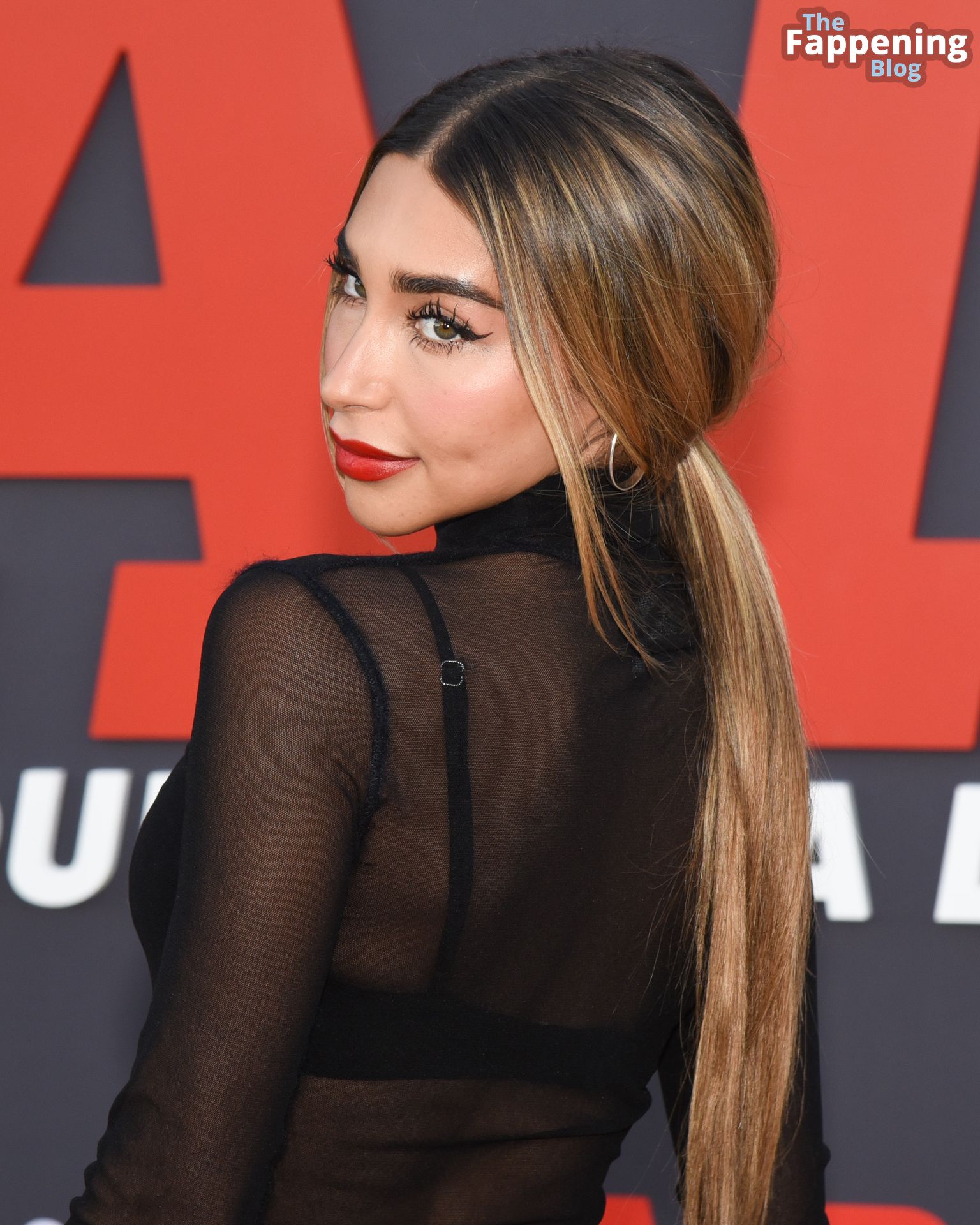 Chantel Jeffries Displays Her Beautiful Figure in a See-Through Dress at the “AIR” Premiere in LA (46 Photos)