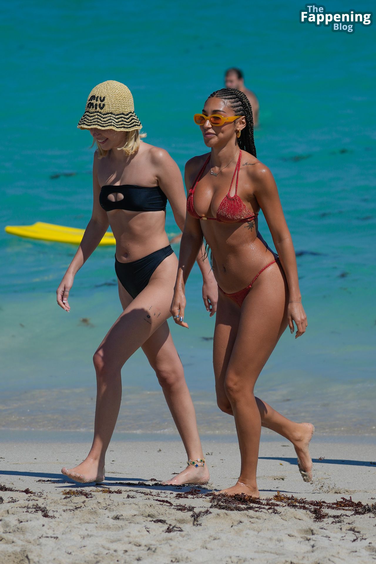 Chantel Jeffries Hits the Beach with a Friend in Miami (66 Photos)