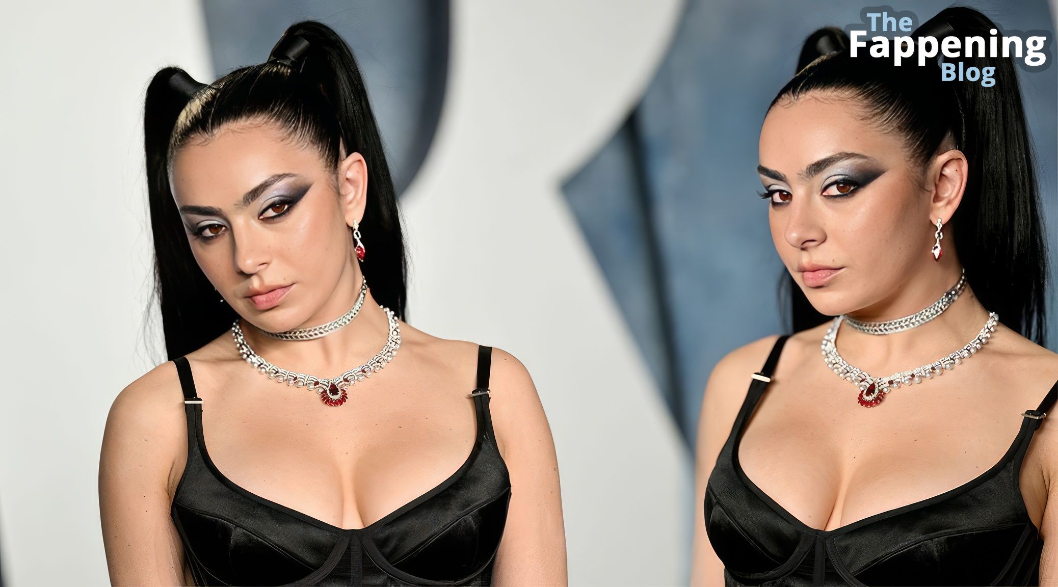 Charli XCX Displays Her Sexy Breasts at the 2023 Vanity Fair Oscar Party (24 Photos)