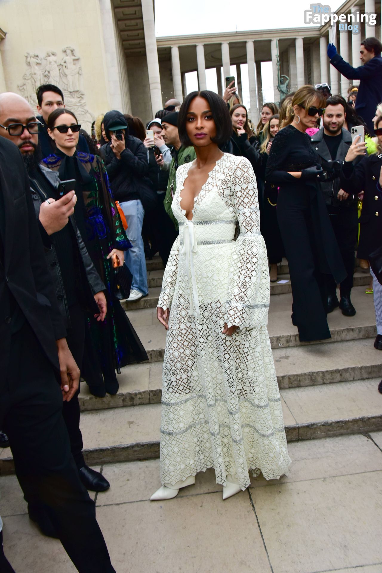 Ciara Flashes Her Areolas at the Elie Saab Fashion Show in Paris (111 Photos)