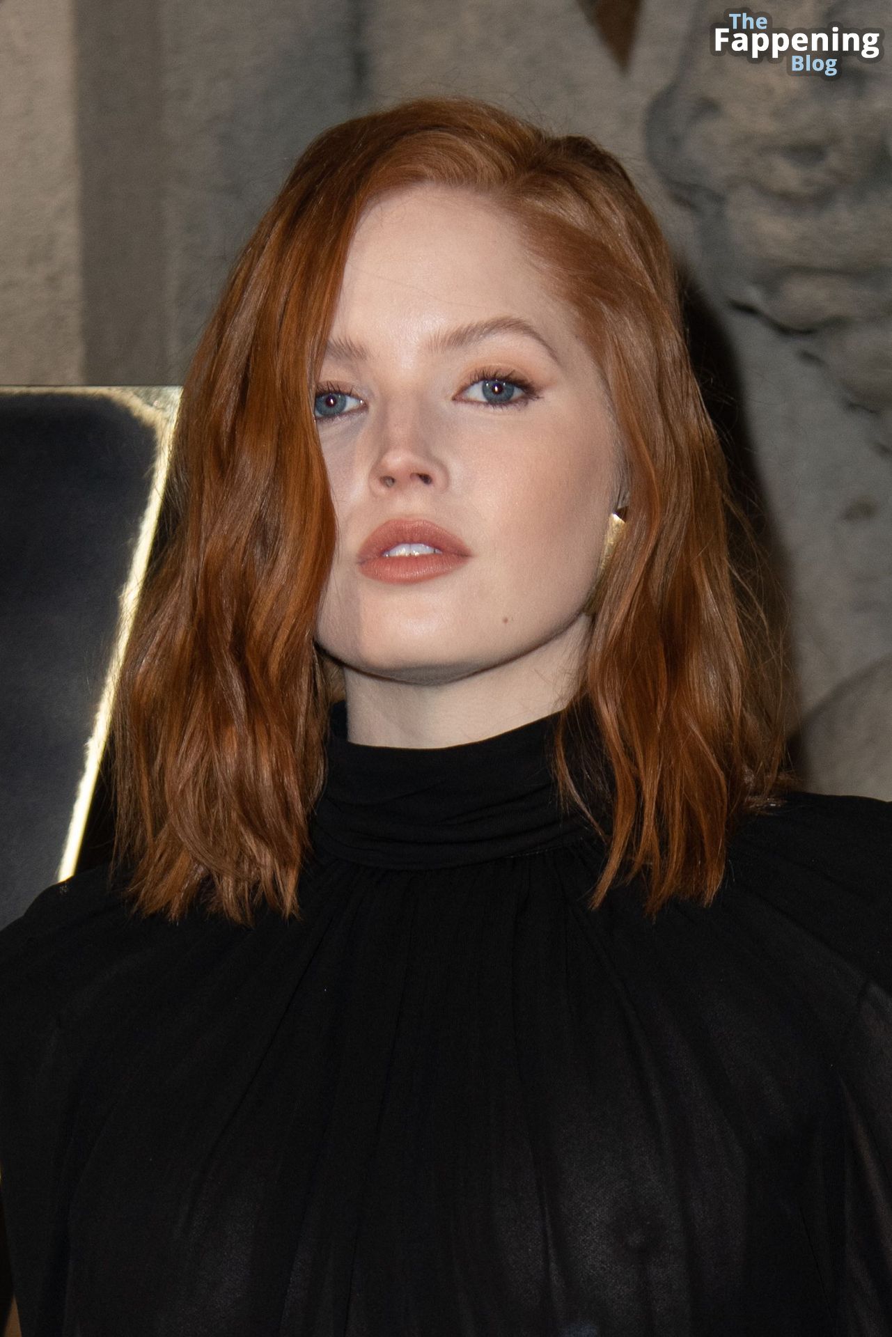 Ellie Bamber Shows Off Her Nude Tits at the Saint Laurent Womenswear Fashion Show (36 Photos)