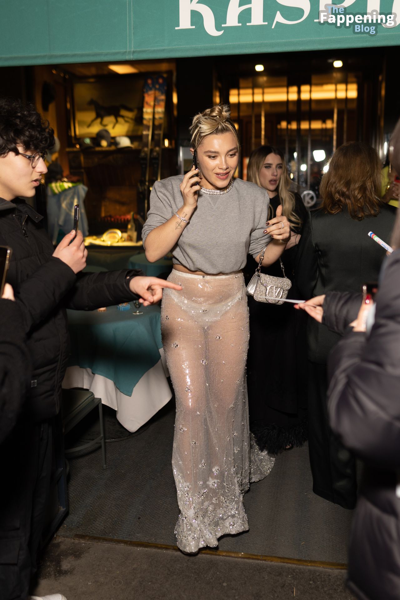 Florence Pugh Displays Her Underwear at the Valentino Fashion Show in Paris (64 Photos)
