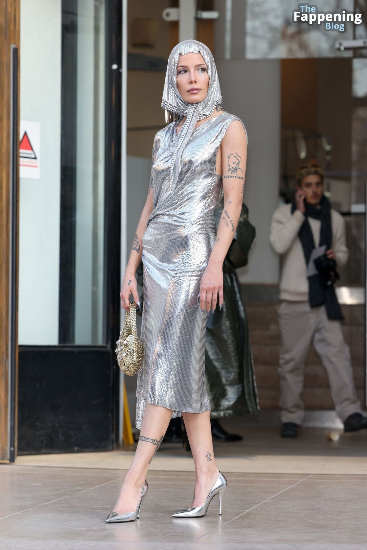 Halsey Shows Off Her Pokies at the Paco Rabanne Fashion Show in Paris (19 Photos)