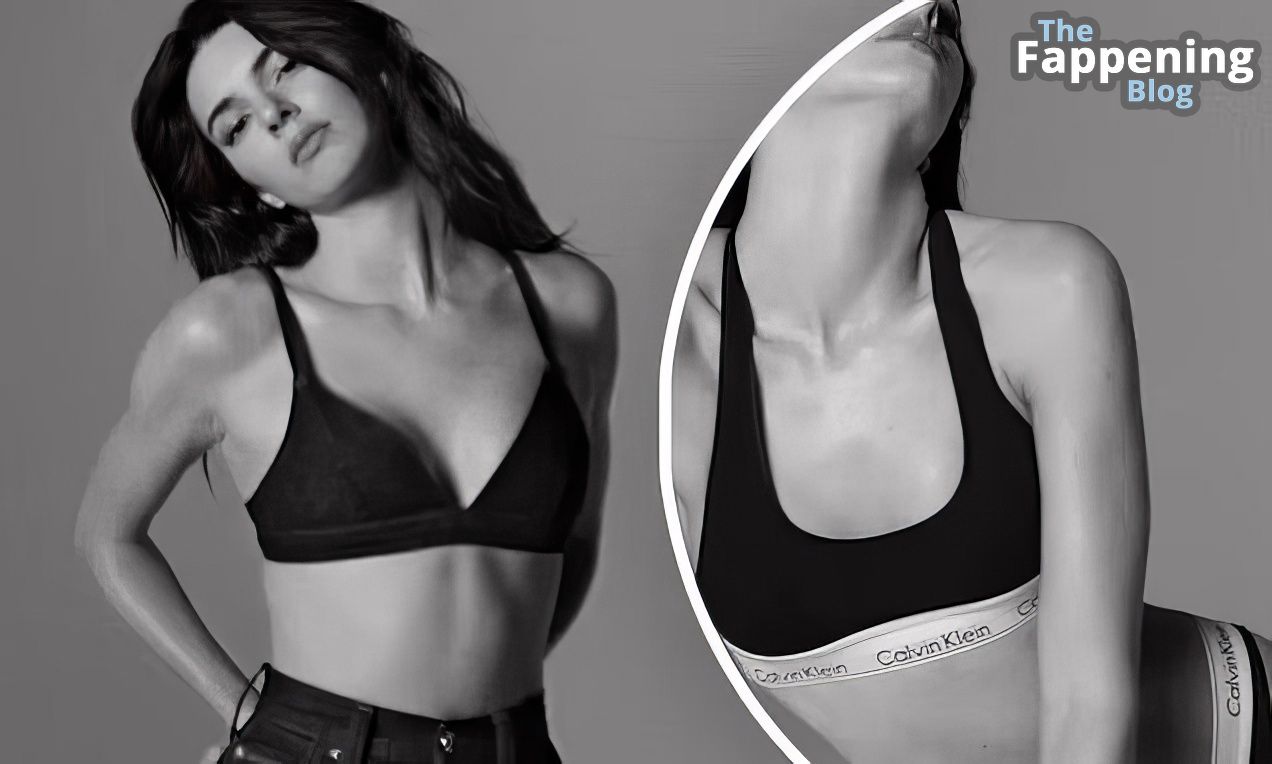 Kendall Jenner Sexy &amp; Topless – Calvin Klein’s 2023 Collection (17 Photos)