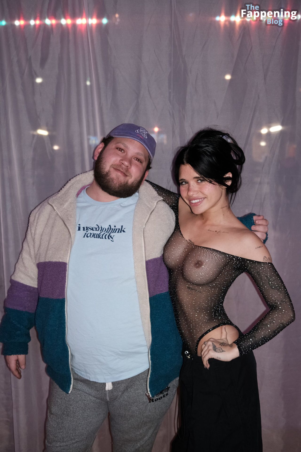 Nessa Barrett Flashes Her Nude Tits (3 Photos)