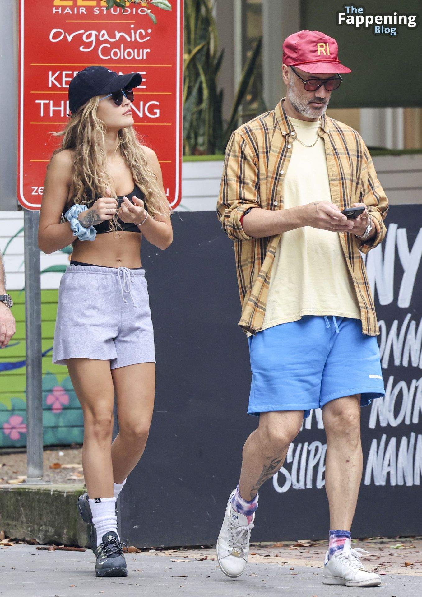 Rita Ora Shows Off Her Toned Physique in a Crop Top and Shorts During a Morning Coffee in Sydney (48 Photos)