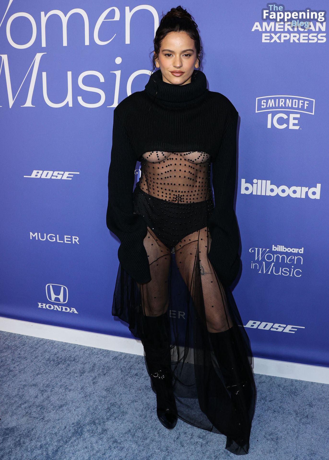 Rosalia Displays Her Underboob at the 2023 Billboard Women in Music Awards in Inglewood (17 Photos)