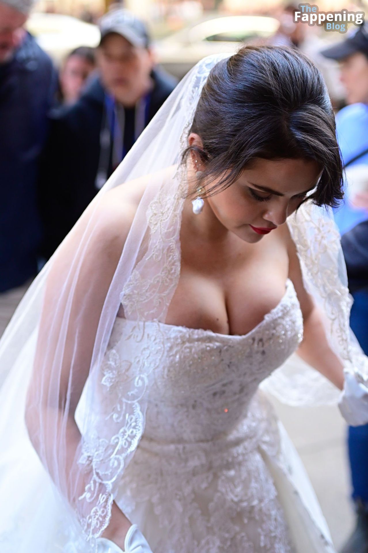 Selena Gomez is Spotted Filming a Wedding Scene For “Only Murders in The Building” in NYC (137 Photos)