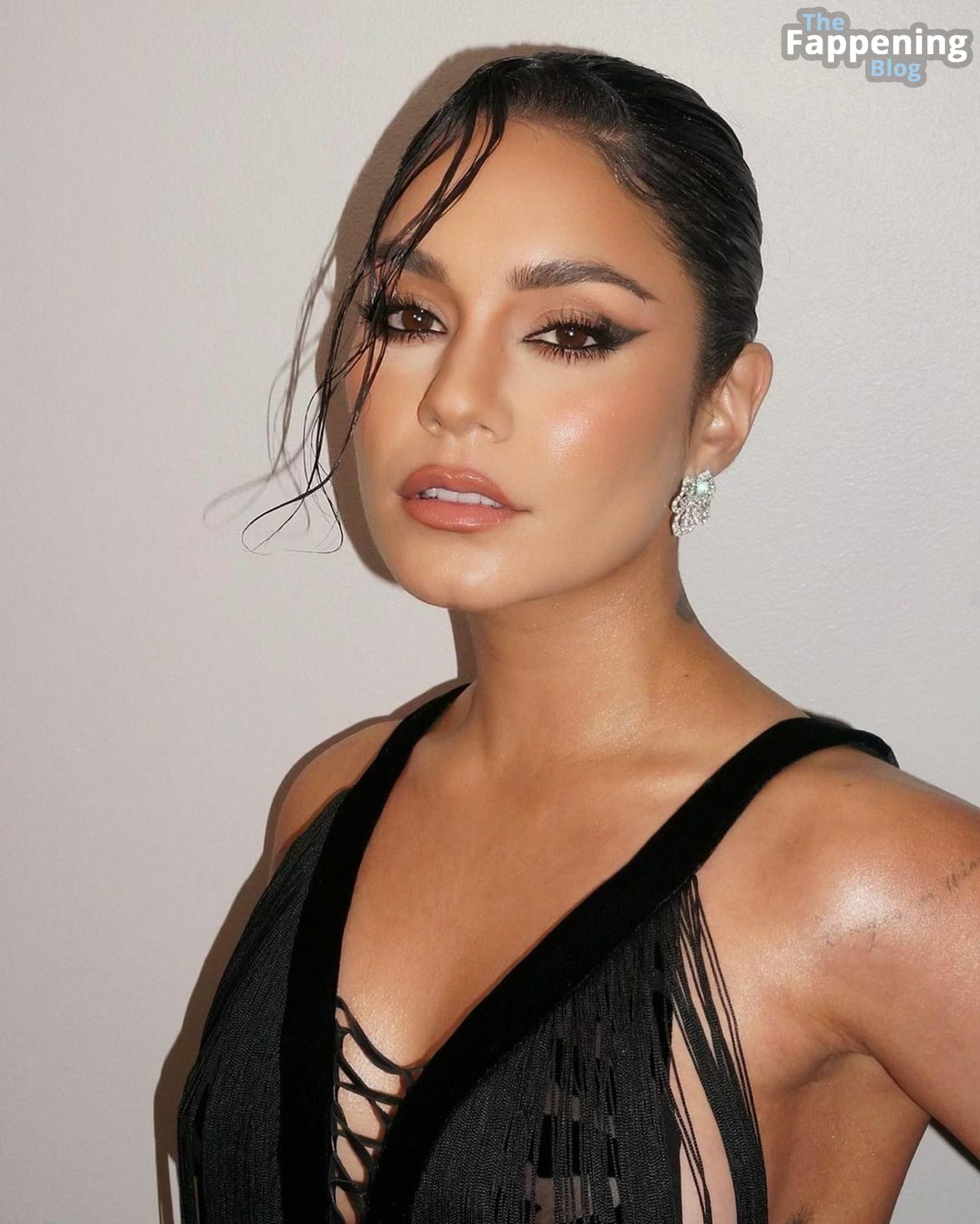 Vanessa Hudgens Flashes Her Nude Tits at the Vanity Fair Oscar Party (22 Photos)