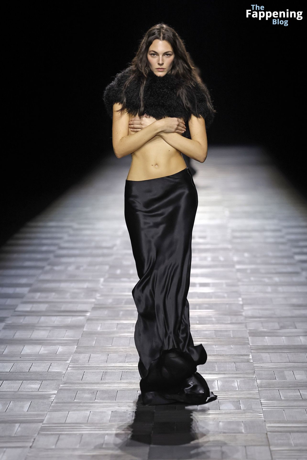 Vittoria Ceretti Walks the Runway Topless at the Ann Demeulemeester Show During Paris Fashion Week (8 Photos + Video)
