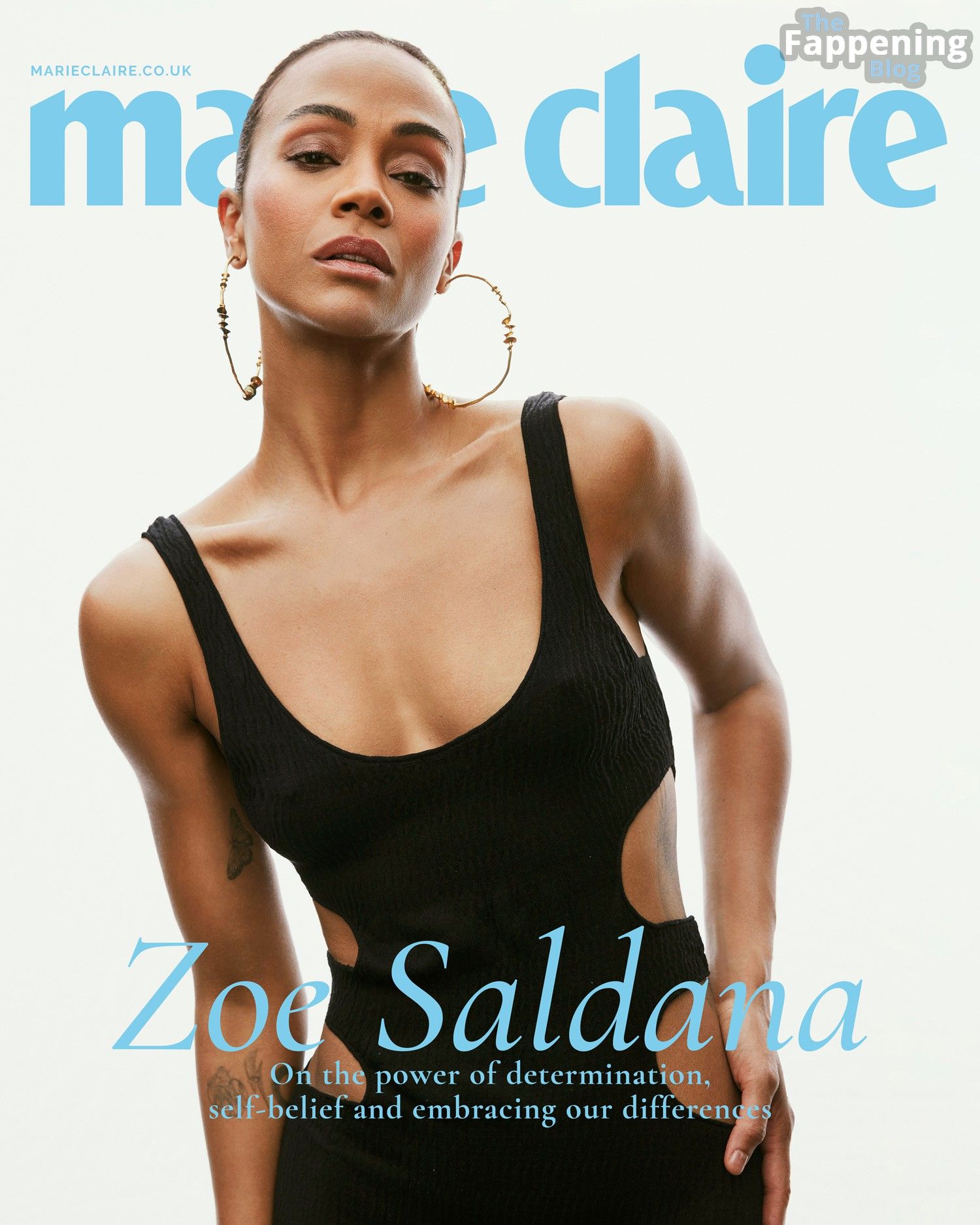 Zoe Saldana Sexy – Marie Claire UK (8 Photos)