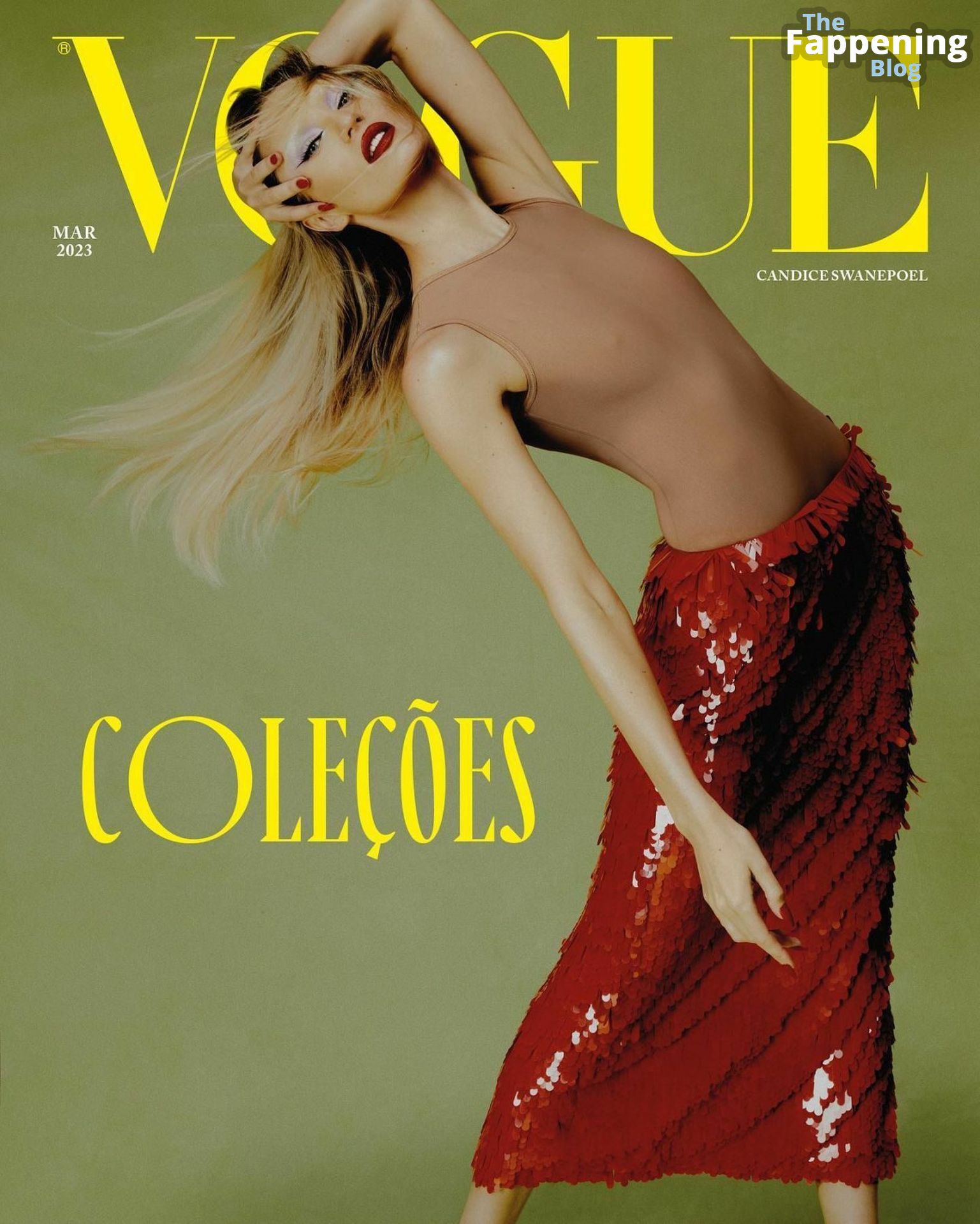 Candice Swanepoel See Through &amp; Sexy – Vogue Brazil March 2023 Issue (13 Photos)
