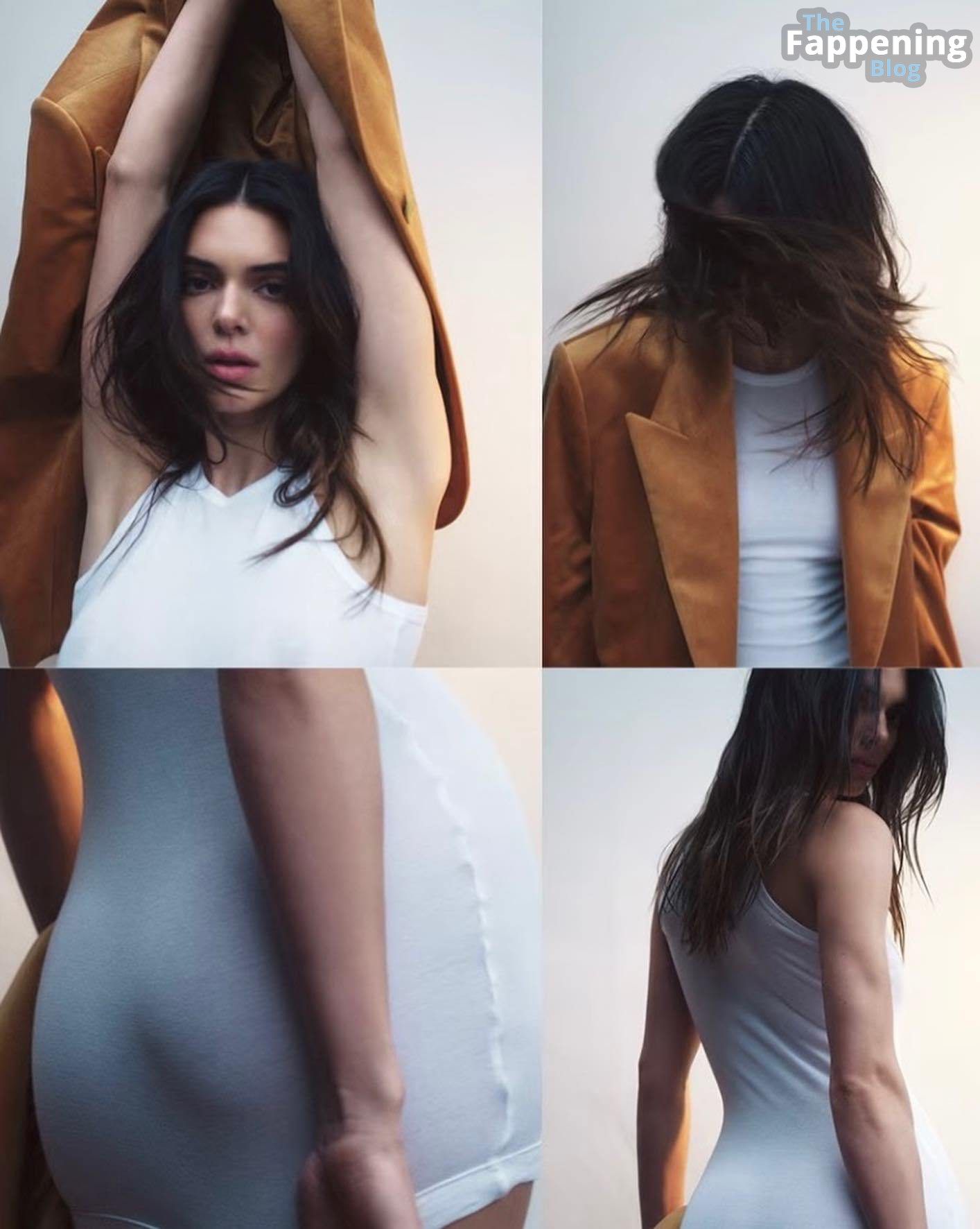 Kendall Jenner Flaunts Her Nude Breasts in a Hot Shoot (21 Photos)