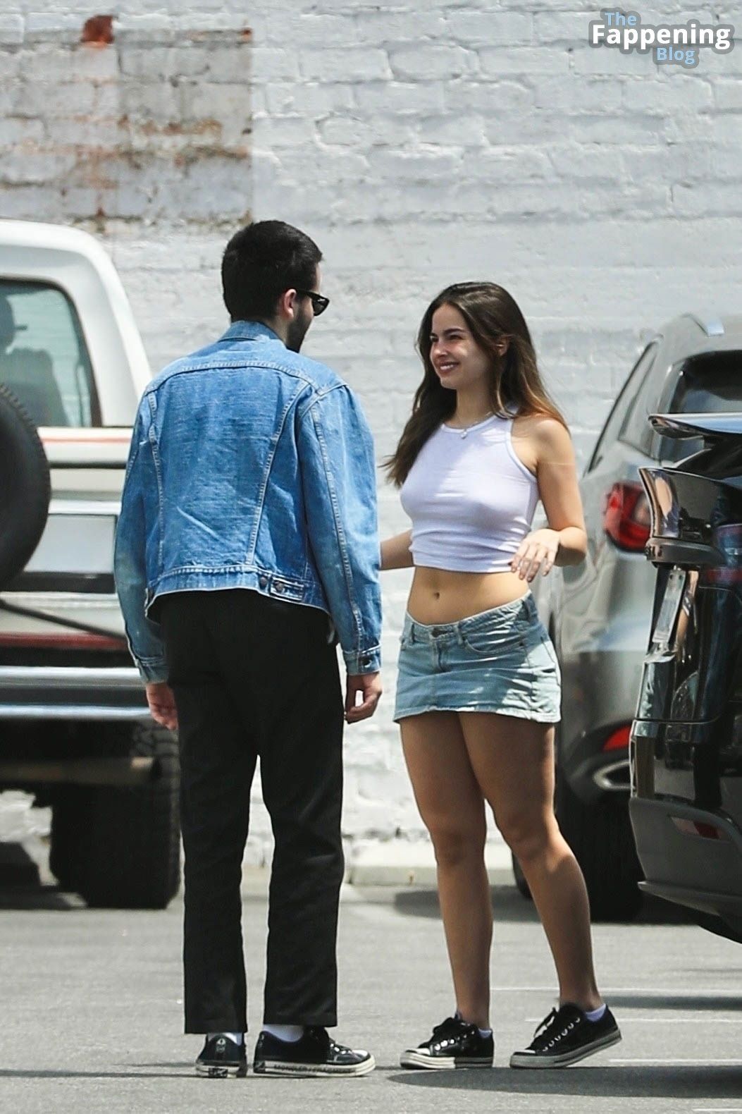 ᐅ addison rae goes braless and flashes panties while out for brunch in