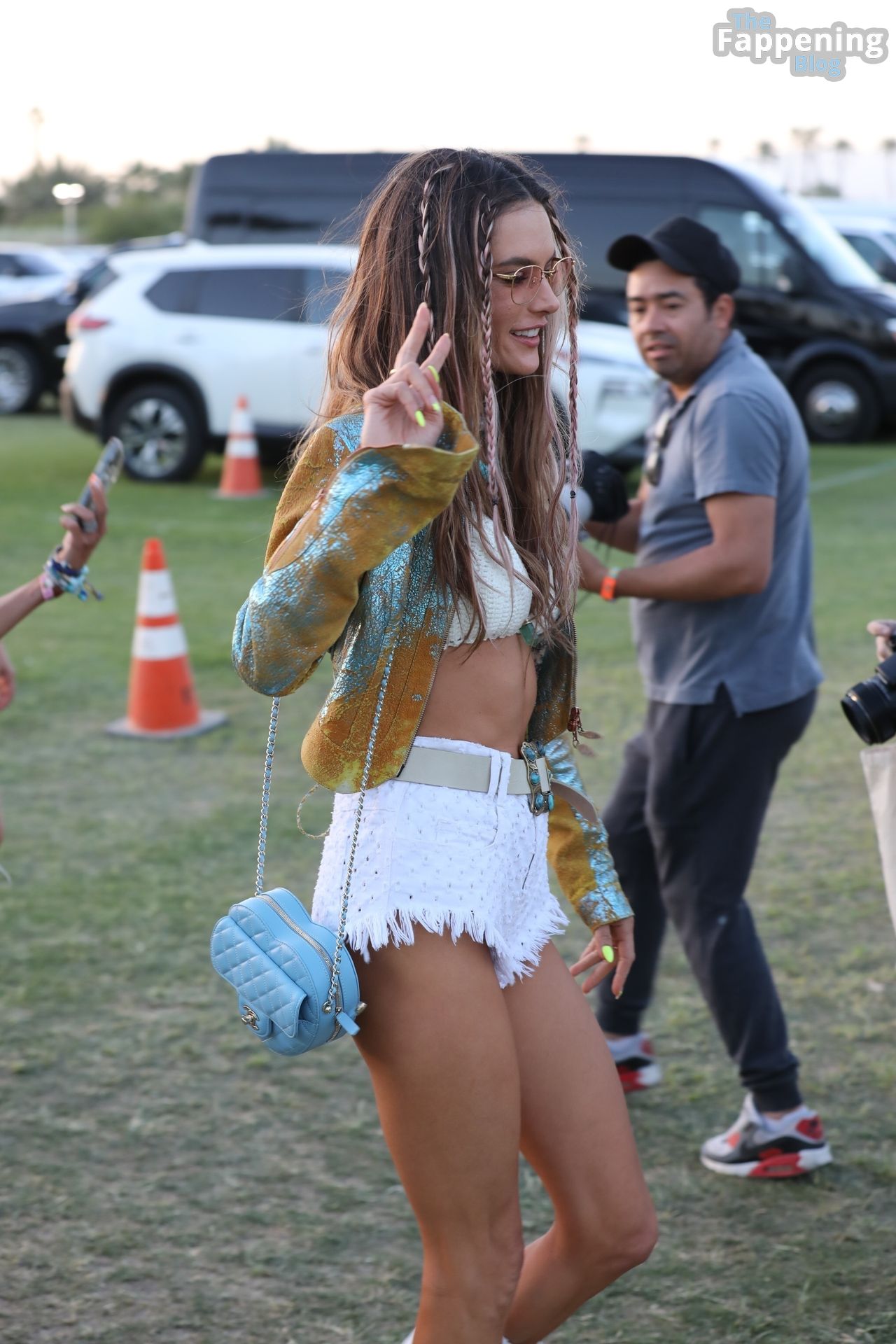 Alessandra Ambrosio Displays Her Sexy Legs at Day One of the Coachella Festival in Indio (37 Photos)
