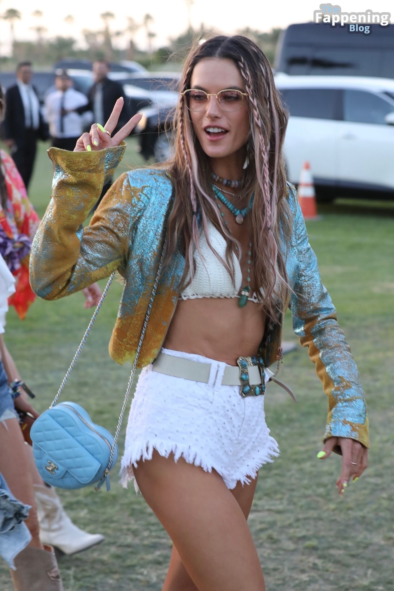 Alessandra Ambrosio Displays Her Sexy Legs at Day One of the Coachella Festival in Indio (37 Photos)