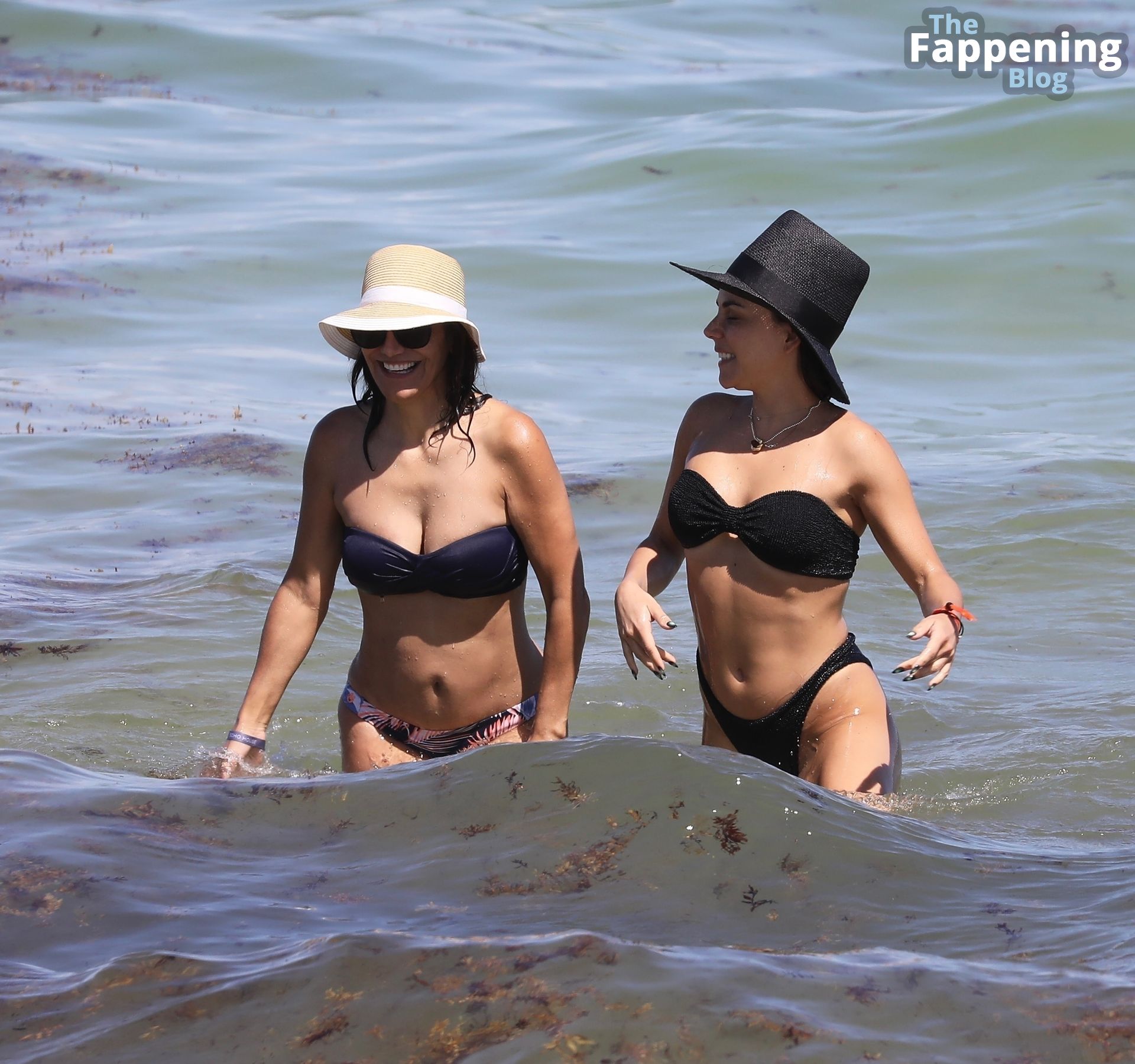 Carolina Gaitan Soaks Up the Sun with a Friend in Miami Beach (33 Photos)