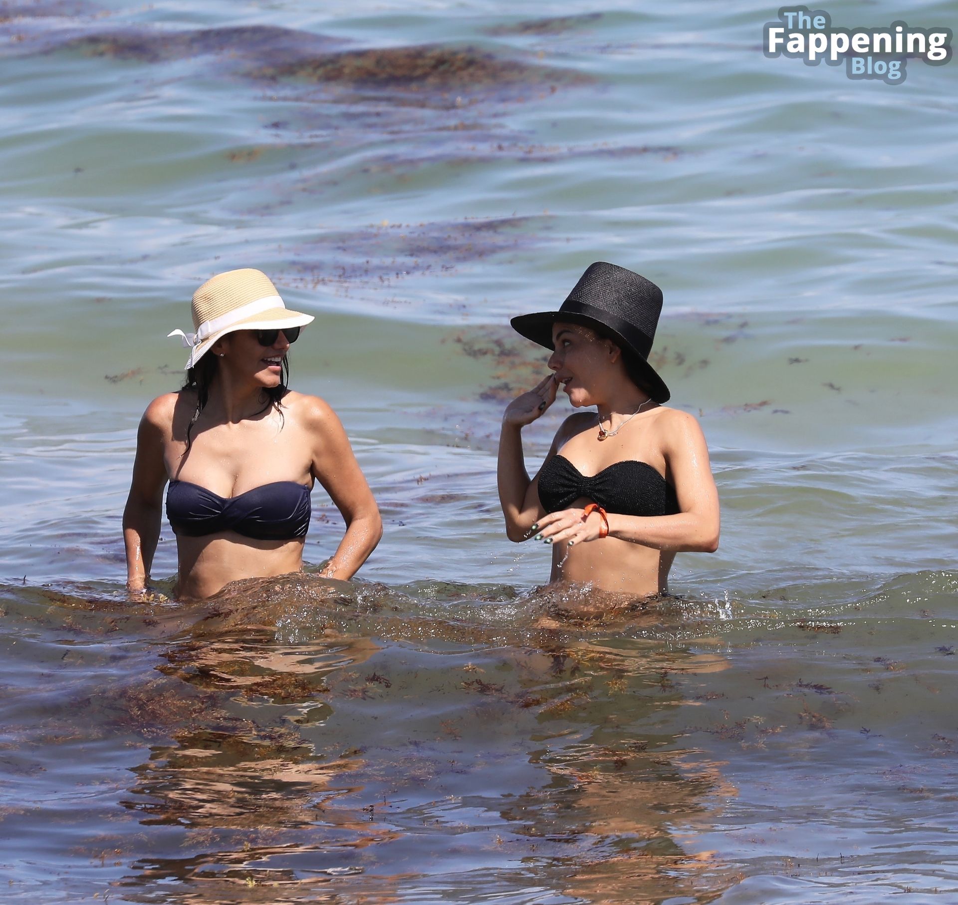 Carolina Gaitan Soaks Up the Sun with a Friend in Miami Beach (33 Photos)
