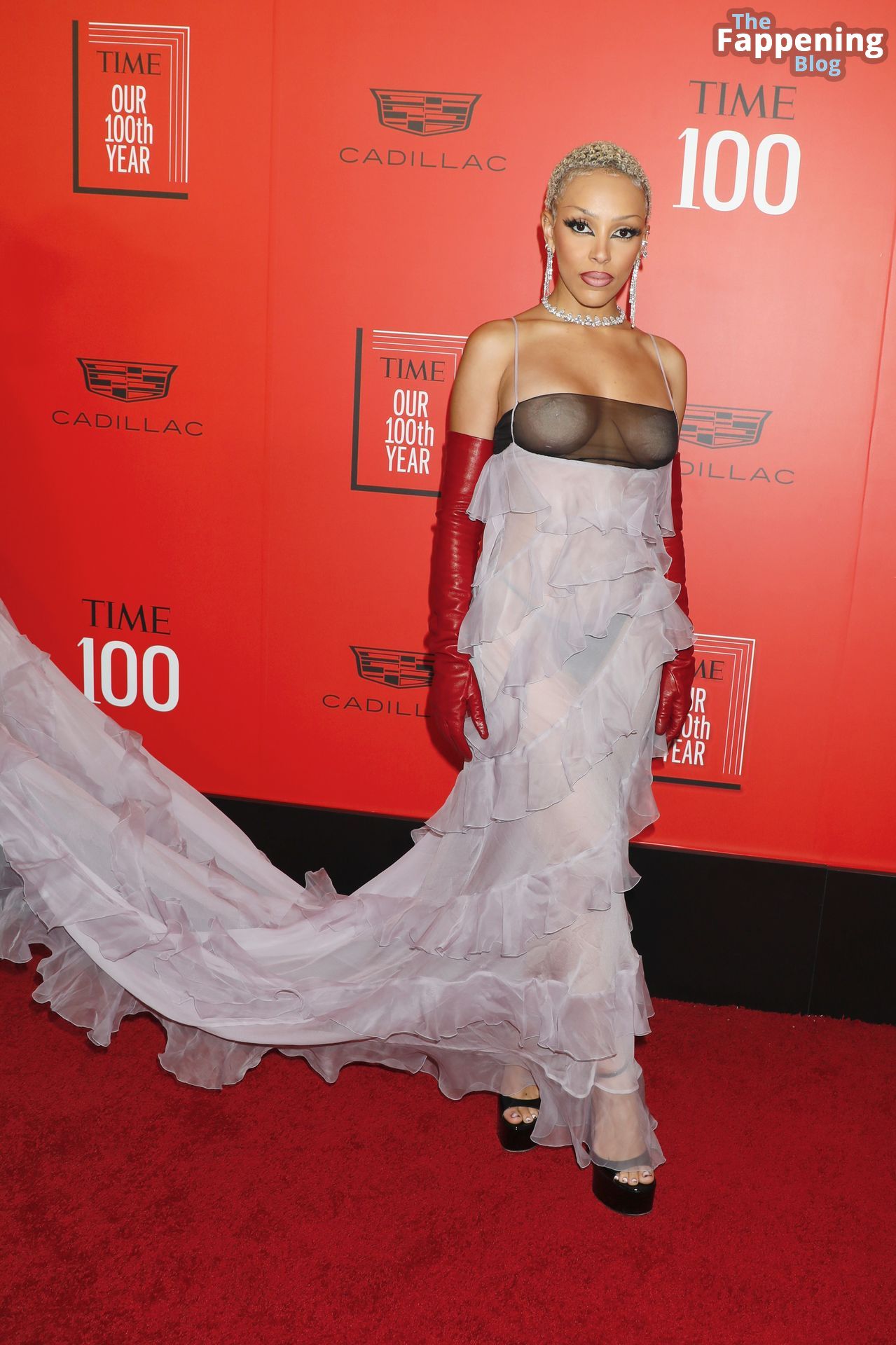 Doja Cat Flaunts Her Sexy Tits at the TIME100 Gala in NYC (22 Photos)