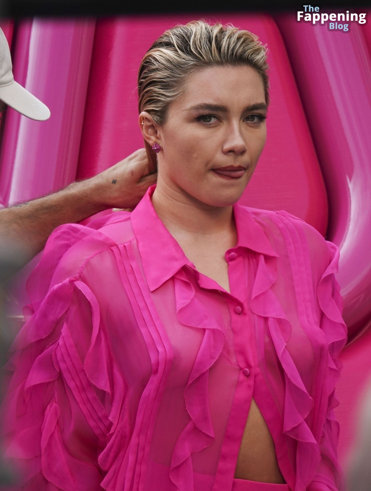 Florence Pugh Flashes Her Nude Tits During a Shoot for Valentino’s New Campaign in Rome (83 Photos)