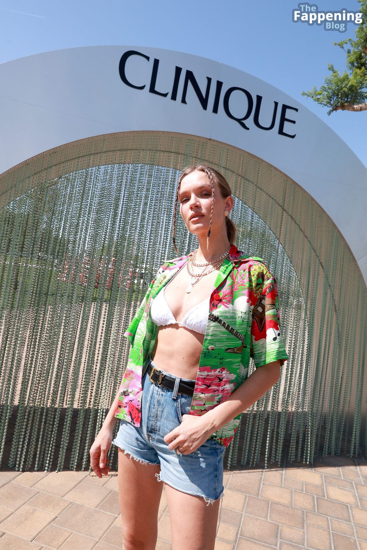 Josephine Skriver Displays Her Sexy Tits at Coachella in Indio (24 Photos)