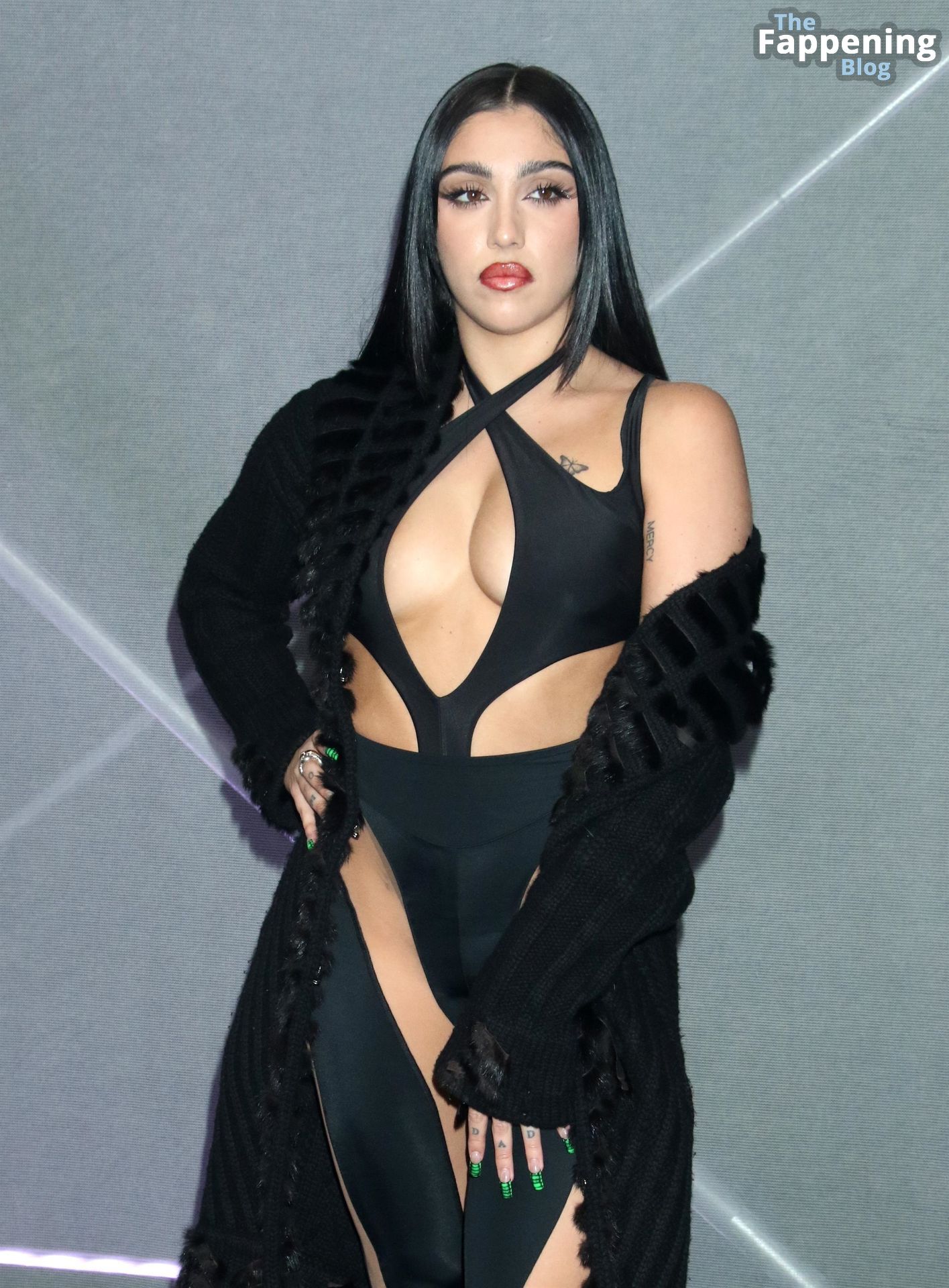 Lourdes Leon Shows Off Her Sexy Tits the Mugler H&amp;M Global Launch Event in NYC (30 Photos)