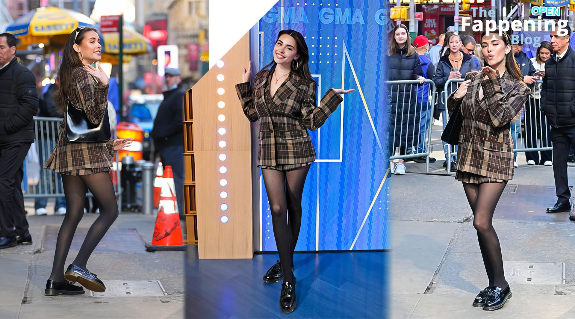 Madison Beer Displays Her Sexy Legs on Good Morning America in NYC (48 Photos + Video)
