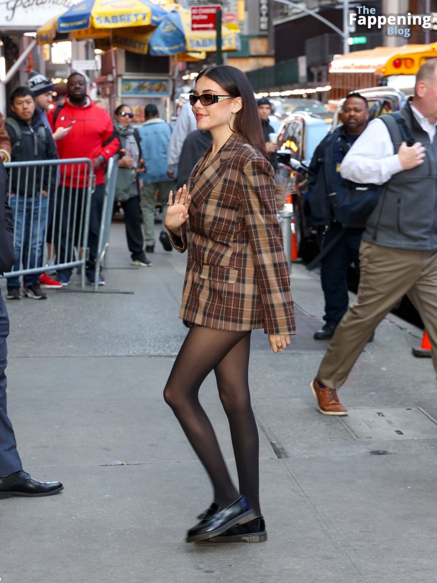 Madison Beer Displays Her Sexy Legs on Good Morning America in NYC (48 Photos + Video)