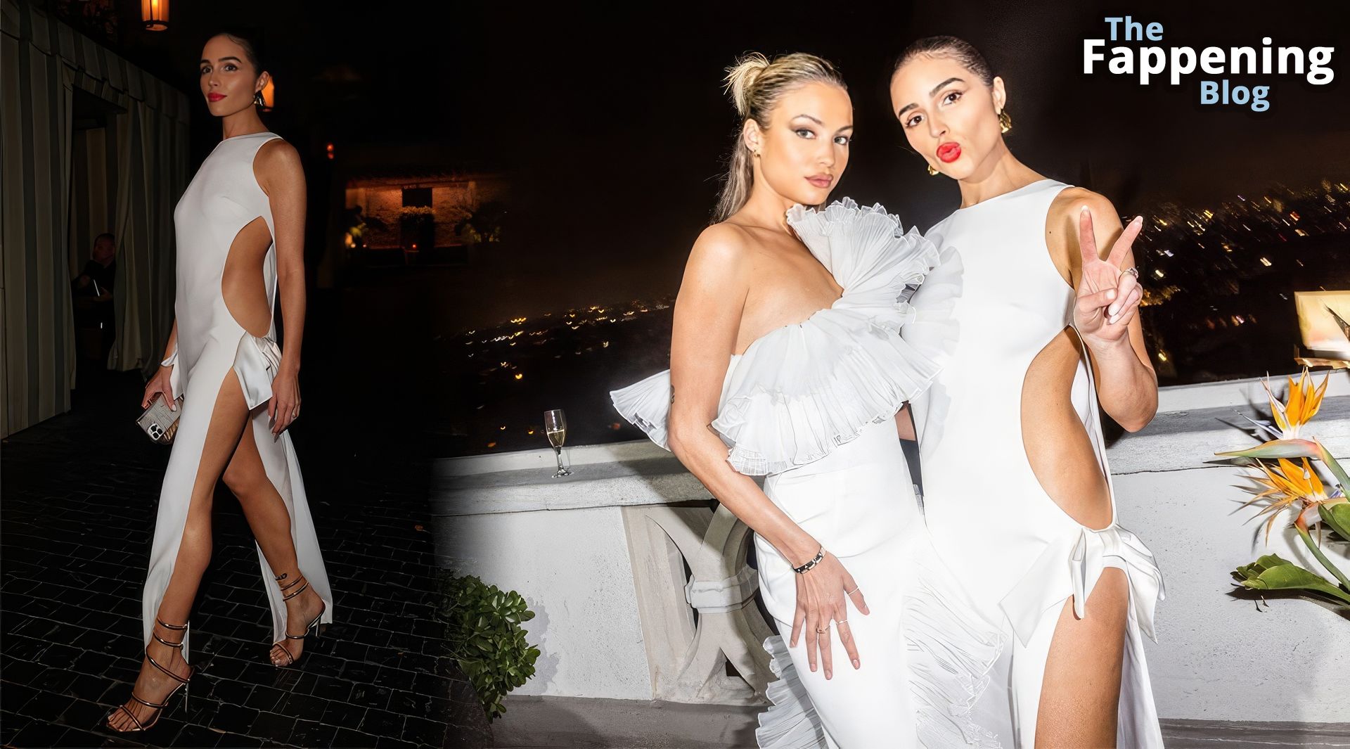 Olivia Culpo Shows Off Her Sexy Figure in a White Dress at Mônot Dinner in LA (34 Photos)