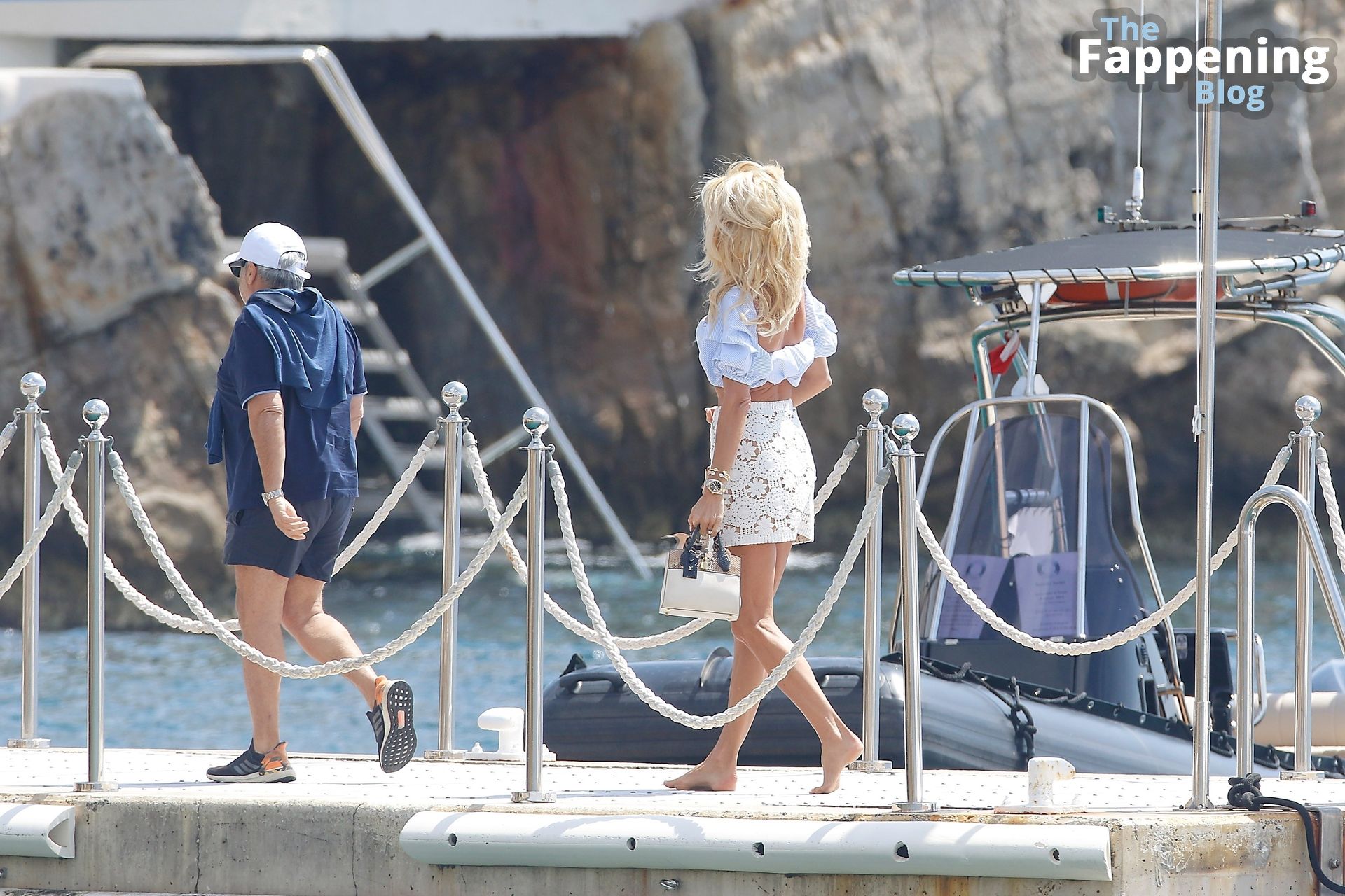 Victoria Silvstedt Displays Her Sexy Legs and Flashes Panties in the South of France (78 Photos)