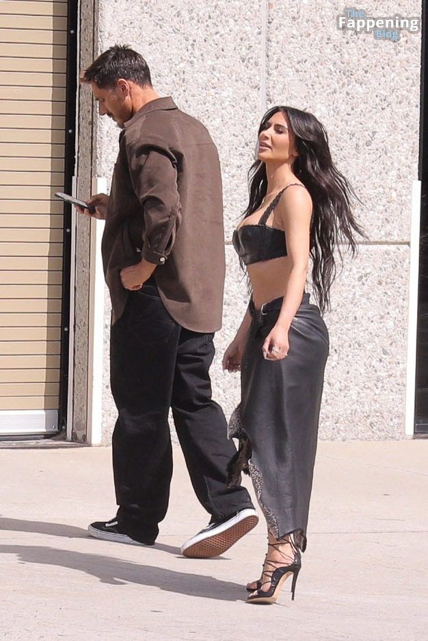 Kim Kardashian Shows Off Her Curves in Calabasas (25 Photos)