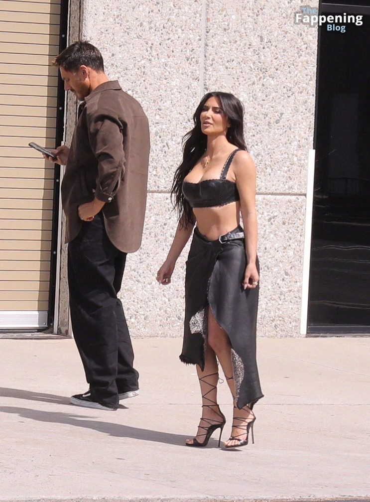 Kim Kardashian Shows Off Her Curves in Calabasas (25 Photos)