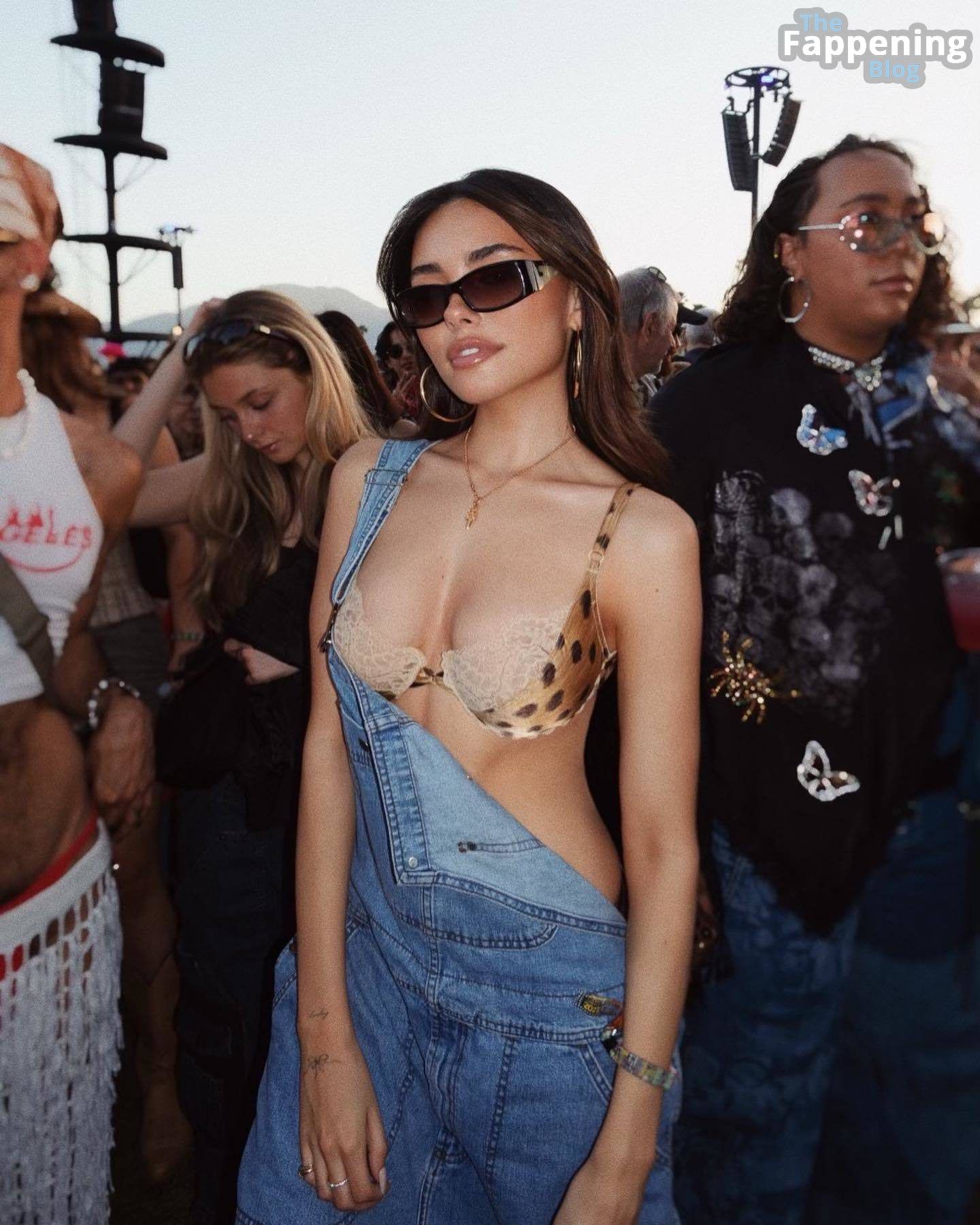 Madison Beer Displays Her Sexy Tits at Coachella (8 Photos)