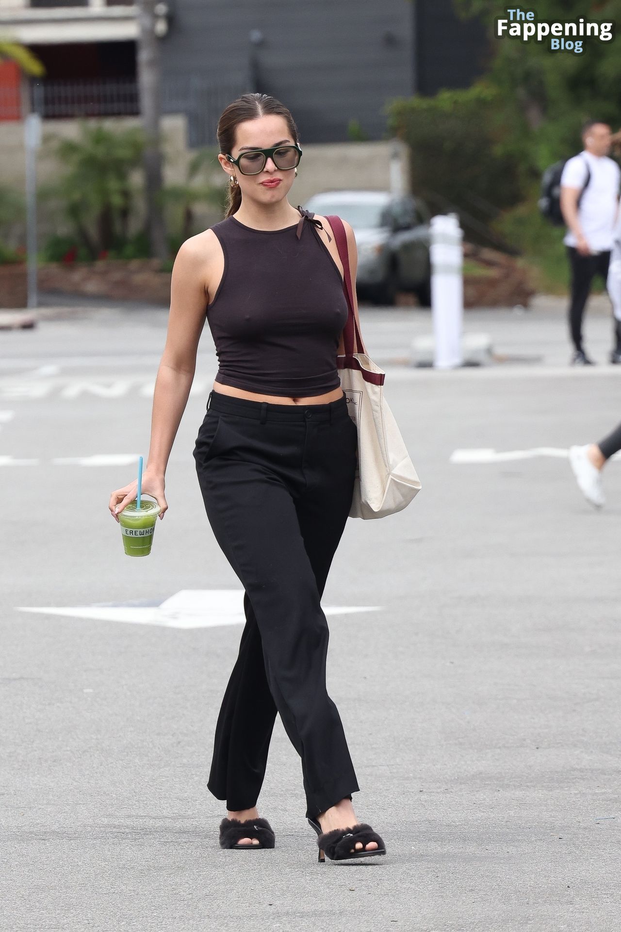 Braless Addison Rae Stops by Erewhon for a Green Juice (22 Photos)