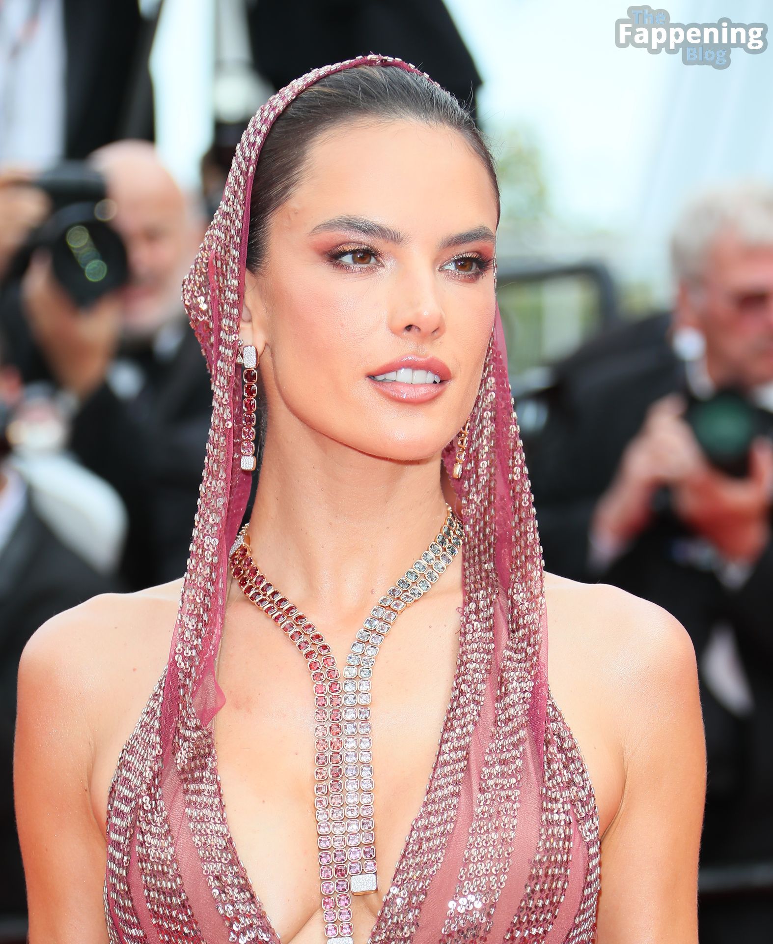 Alessandra Ambrosio Displays Her Sexy Tits at the 76th Annual Cannes Film Festival (150 Photos)