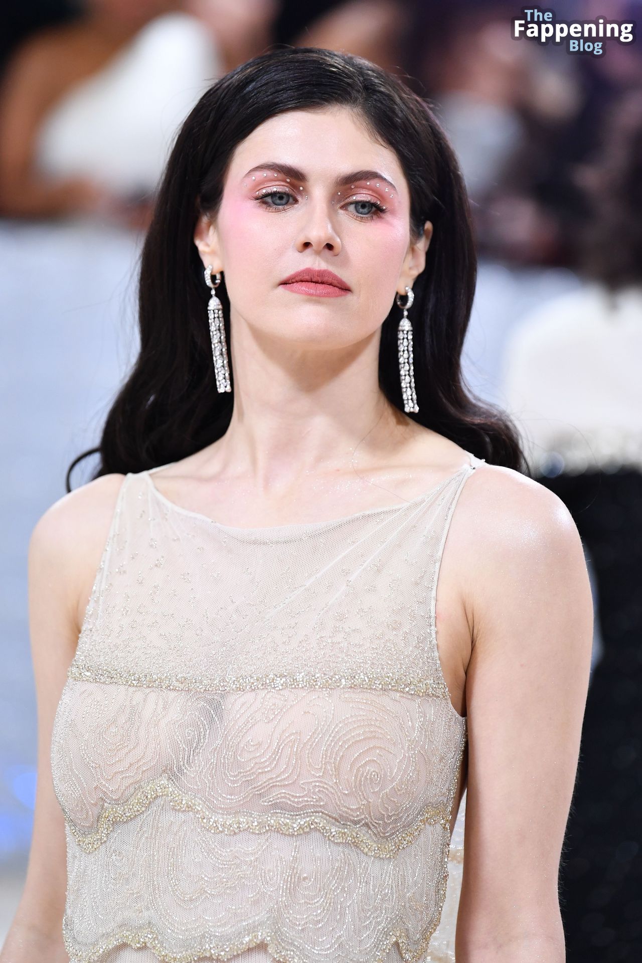 Alexandra Daddario Shows Off Her Flattened Tits at the 2023 Met Gala in NYC (59 Photos)